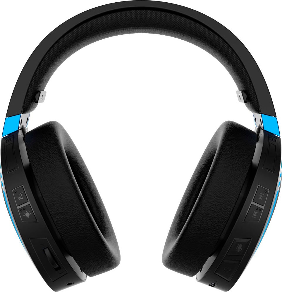 Sades Gaming-Headset »SADES Warden I SA-201 Gaming Headset, Wireless, schwarz/blau, USB« Rauschunterdrückung kabellos, Stereo, Over Ear, Bluetooth 5.0, 2,4 G 3,5 mm