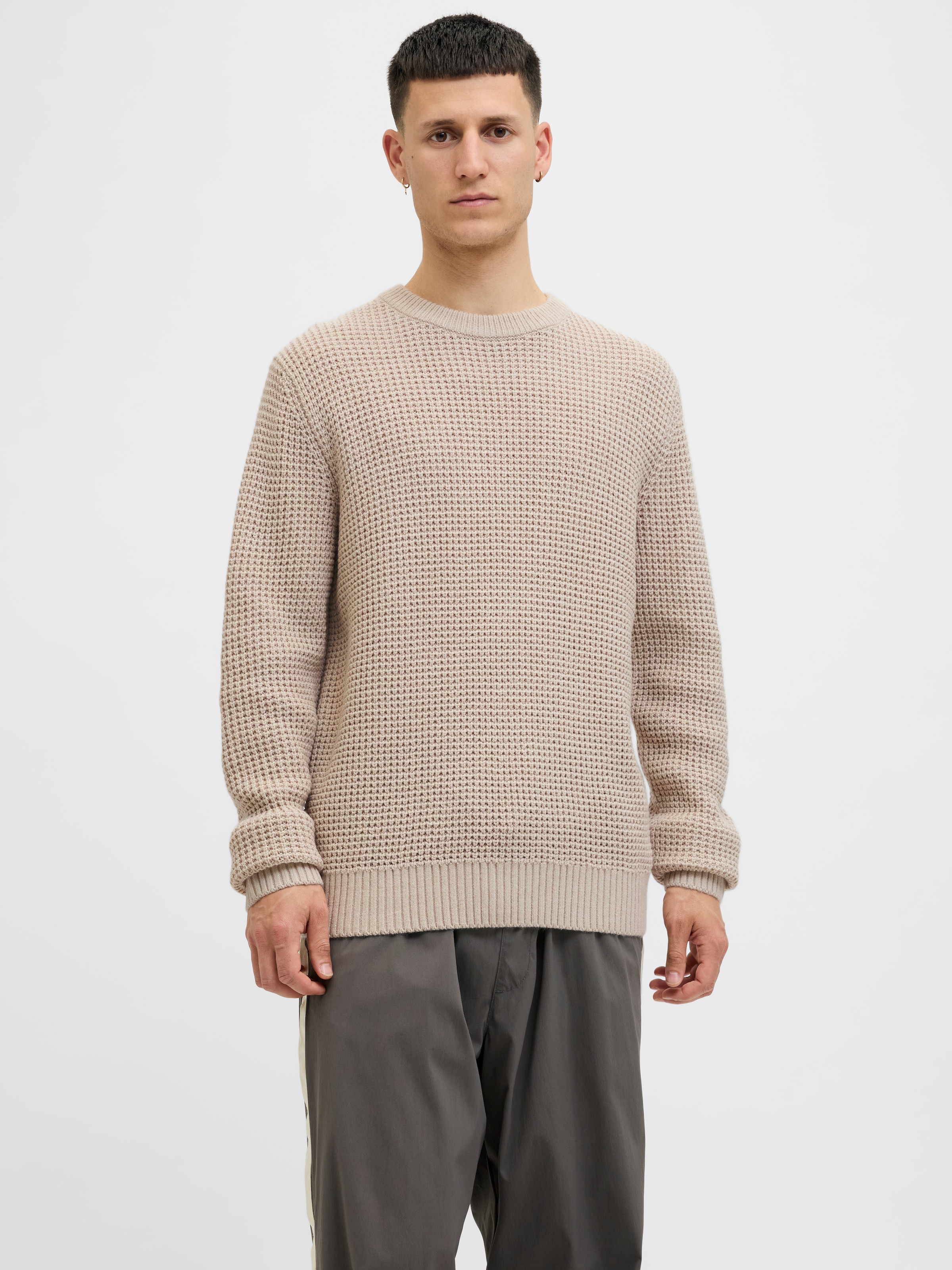 Image of Jack & Jones Strickpullover "JJGLOBAL KNIT CREW NECK"
