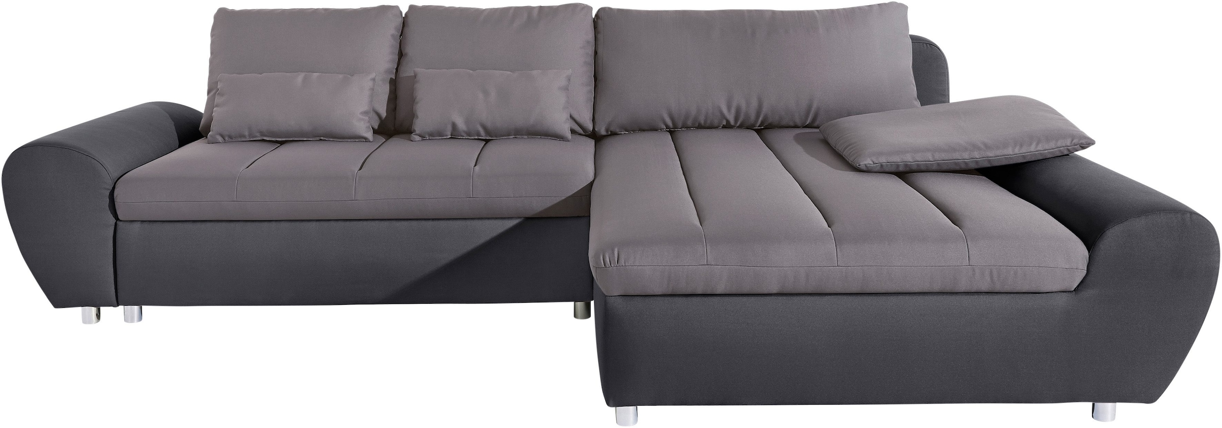 sit&more Ecksofa »Bandos L-Form«, in 2 unterschiedlichen Grössen, wahlweise mit Bettfunktion