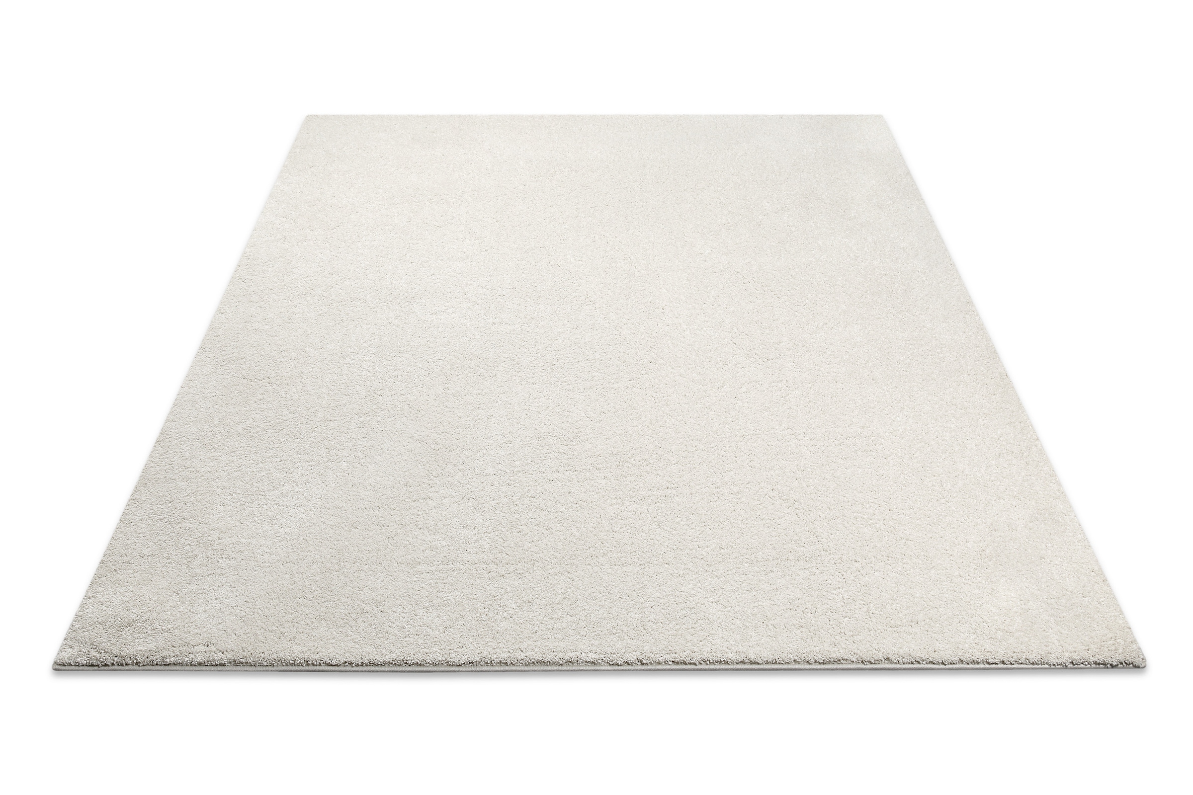 Wecon home Tapis »Wogh« Carré 25 mm Höhe Kurzflor, maschinell gewebt, robust, Wohn- & Schlafzimmer, einfarbig