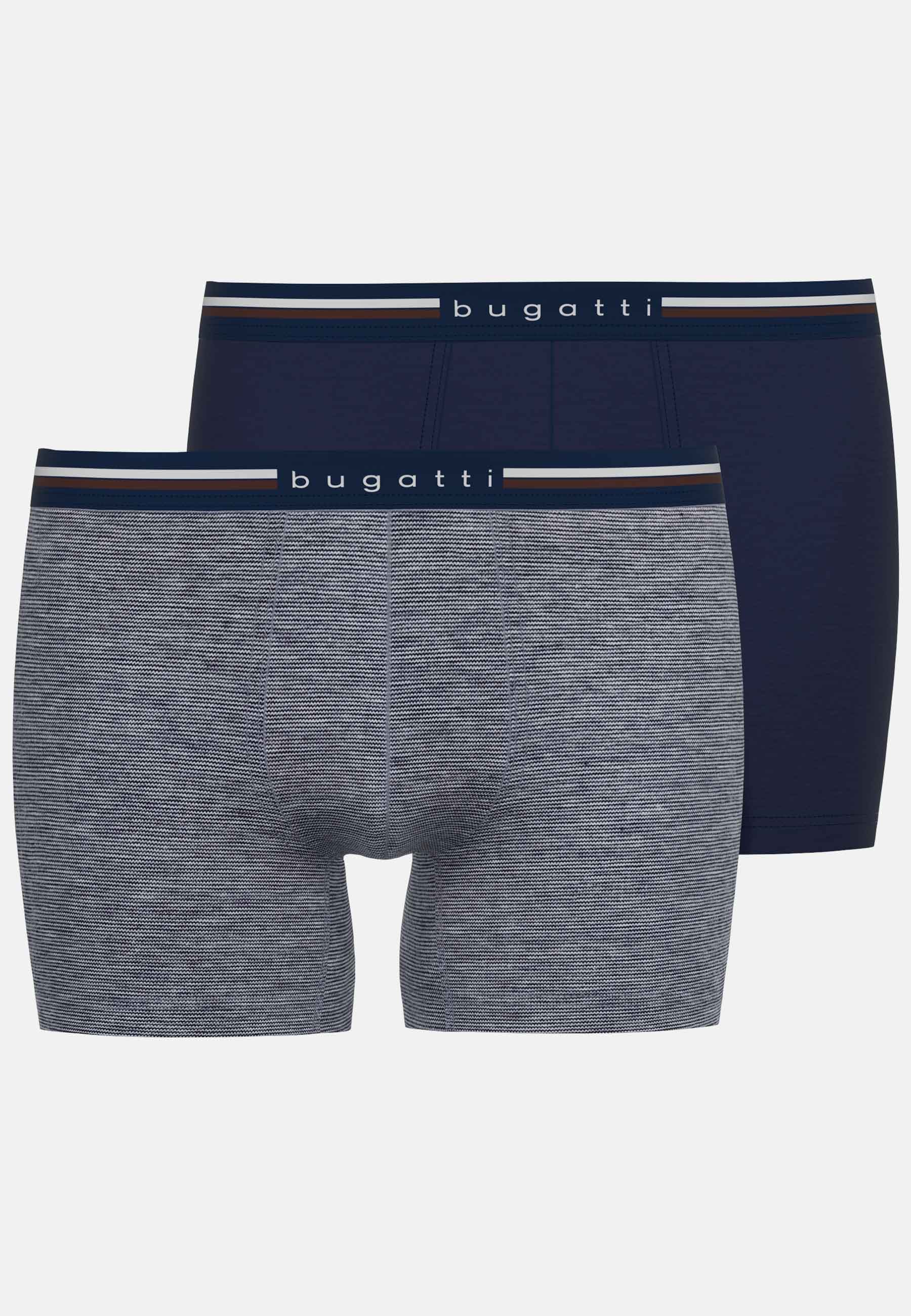 Image of bugatti Retro Pants "Rom" 2er Pack, bequem, lang, eng, feuchtigkeitsregulierend, Baumwollmix, elastisch