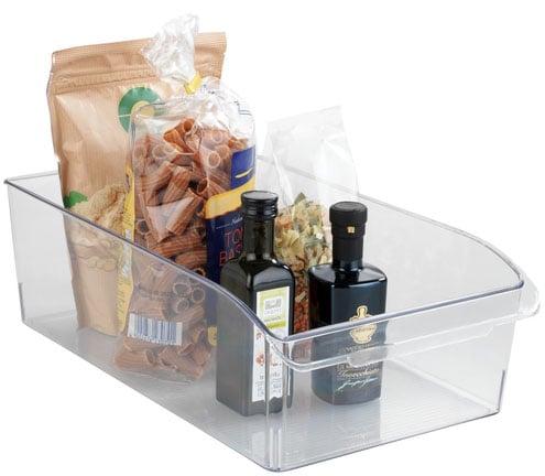 WENKO Organizer »L« für Vorräte, passend für Küchenschrank und -regal, PET, transparent