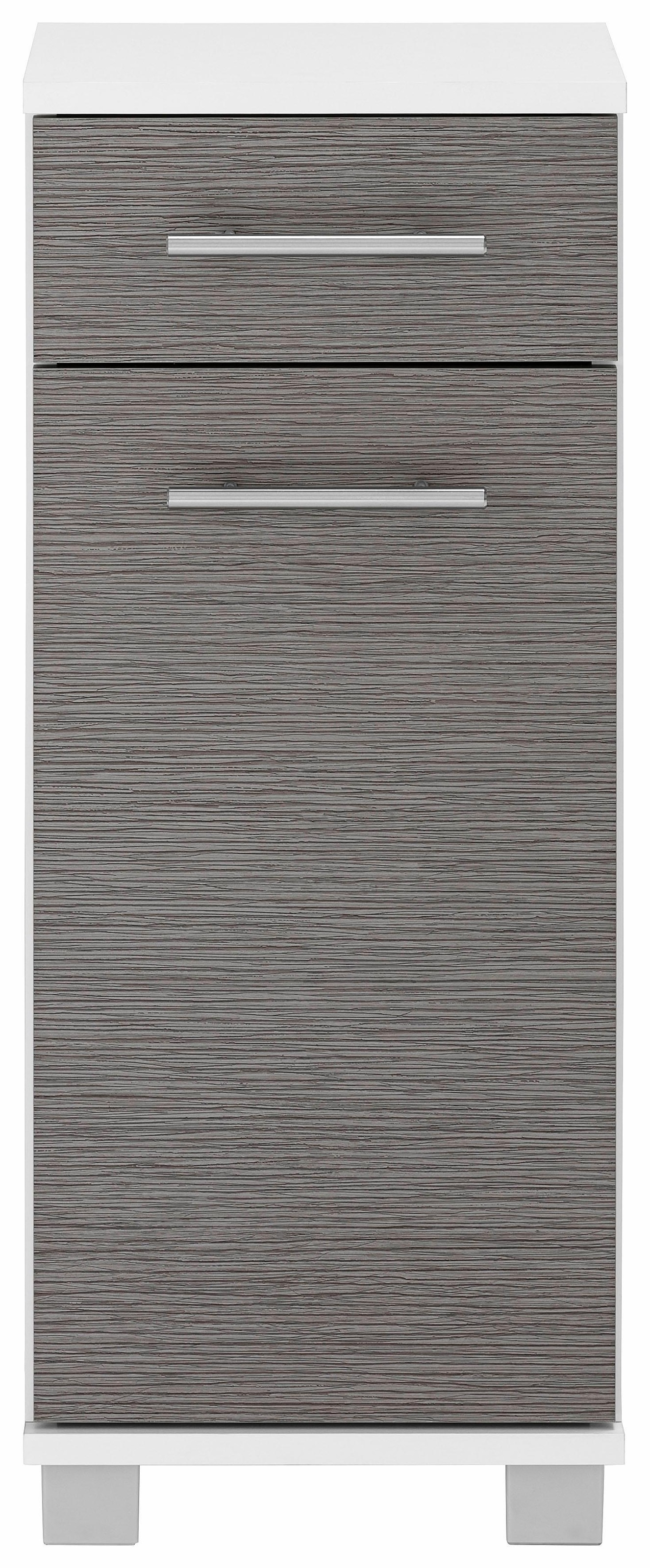 welltime Seitenschrank »Emmi, Breite 30 cm«, Wechselbarer Türanschlag, Metallbeschläge