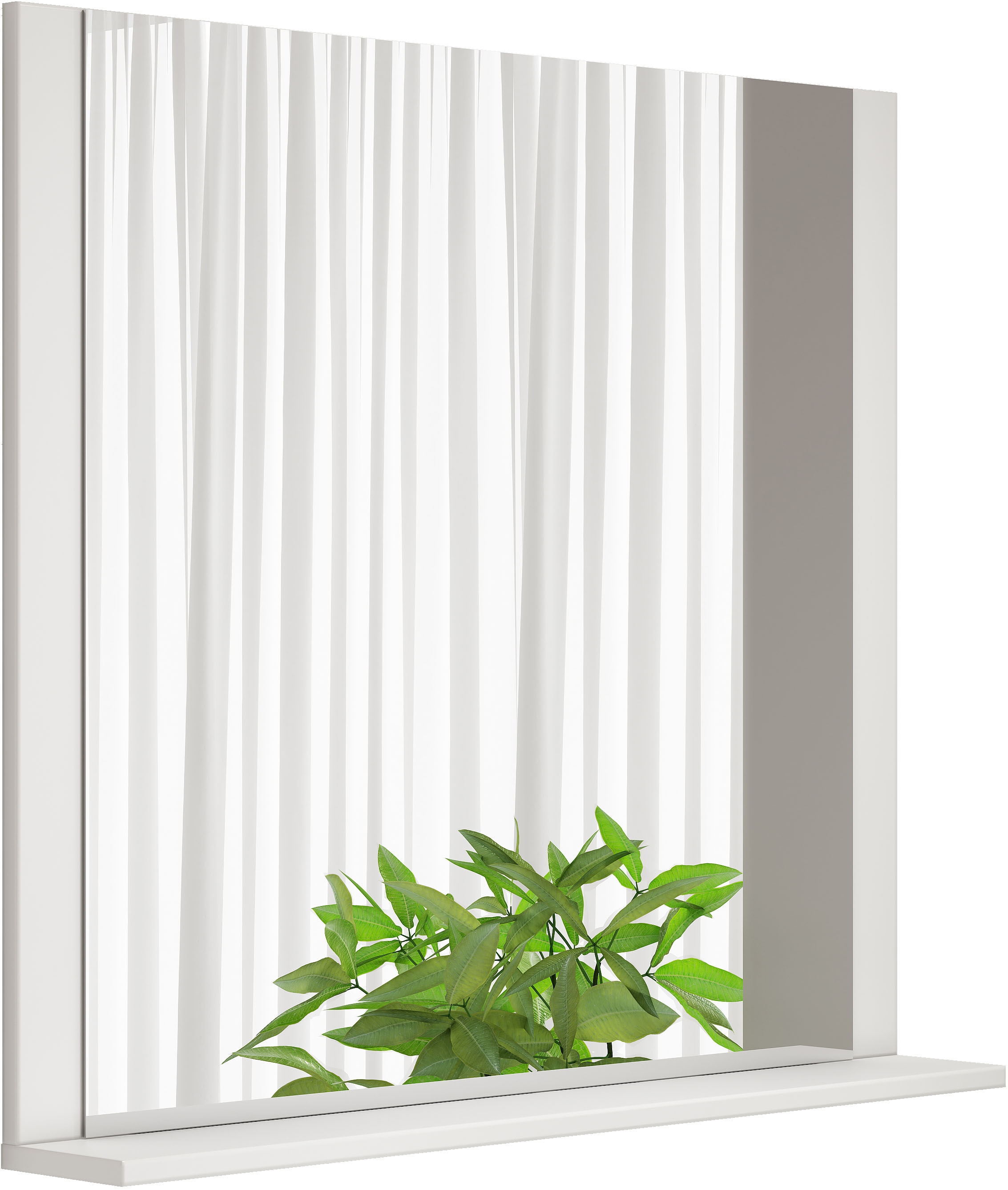 welltime Miroir de salle de bain »AMSTERDAM« in zwei Breiten 60cm, 80cm mit praktischer Ablagefläche