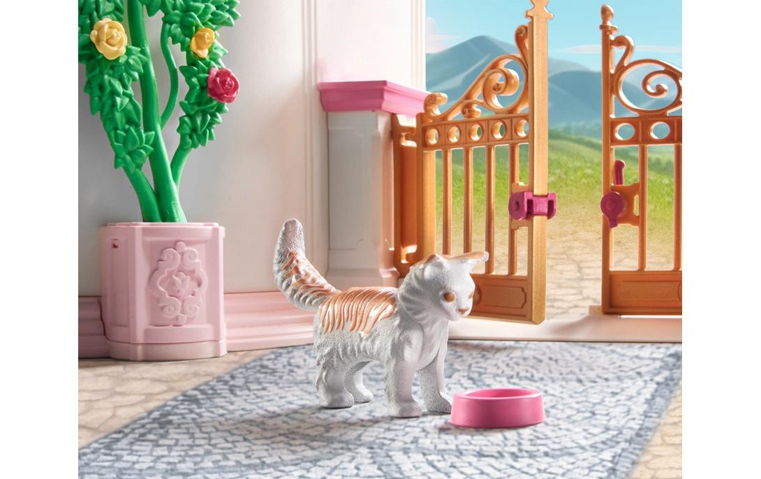 Playmobil® Spielbausteine »Princess Magic Prinzessinnenschloss mit Königspaar 71845«, (422 St.)