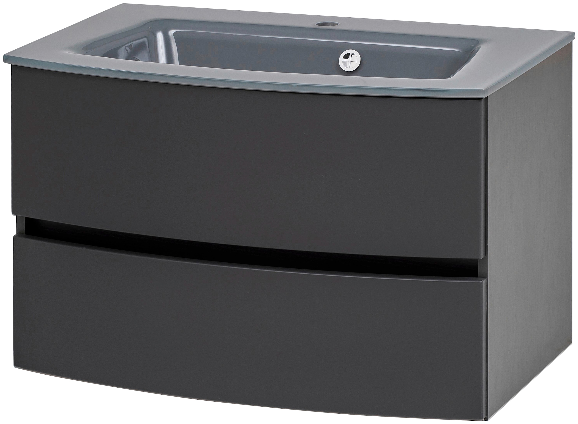 Image of welltime Waschtisch "Kaunas" Breite 80 cm, mit Soft-Close Funktion