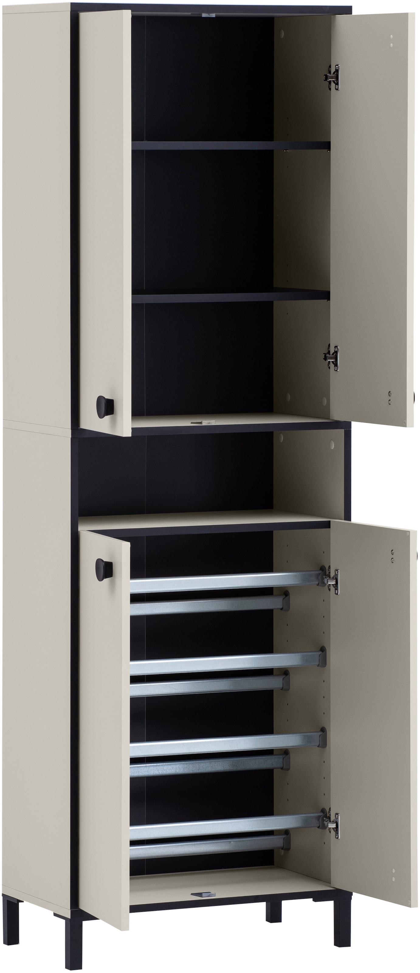 Schildmeyer Schuhschrank »Edda, Breite 60 cm, Metallgriffe, Platz für 12 Paar Schuhe« Made in Germany