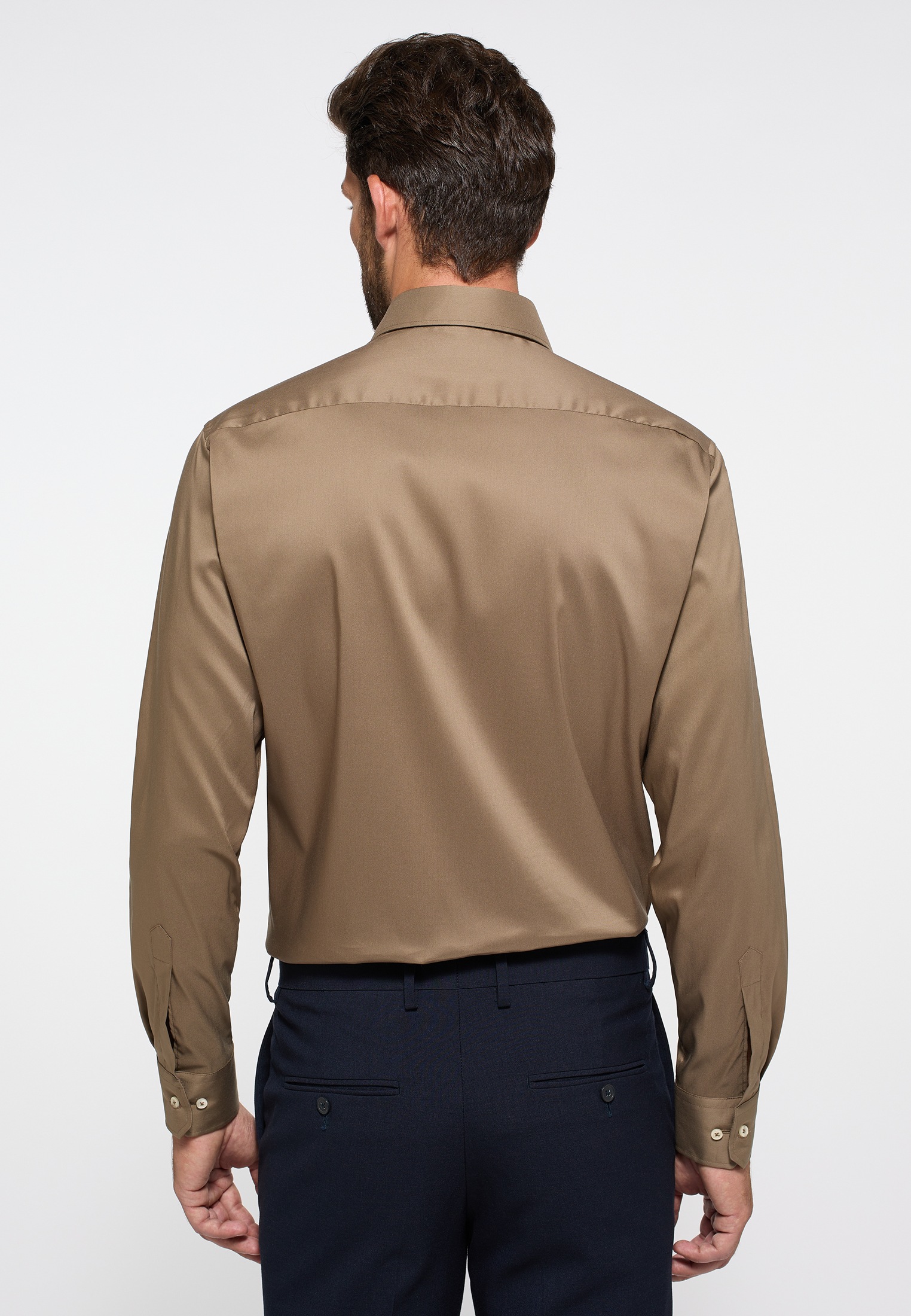 Eterna Langarmhemd »MODERN FIT« EASY IRON (bügelleicht)