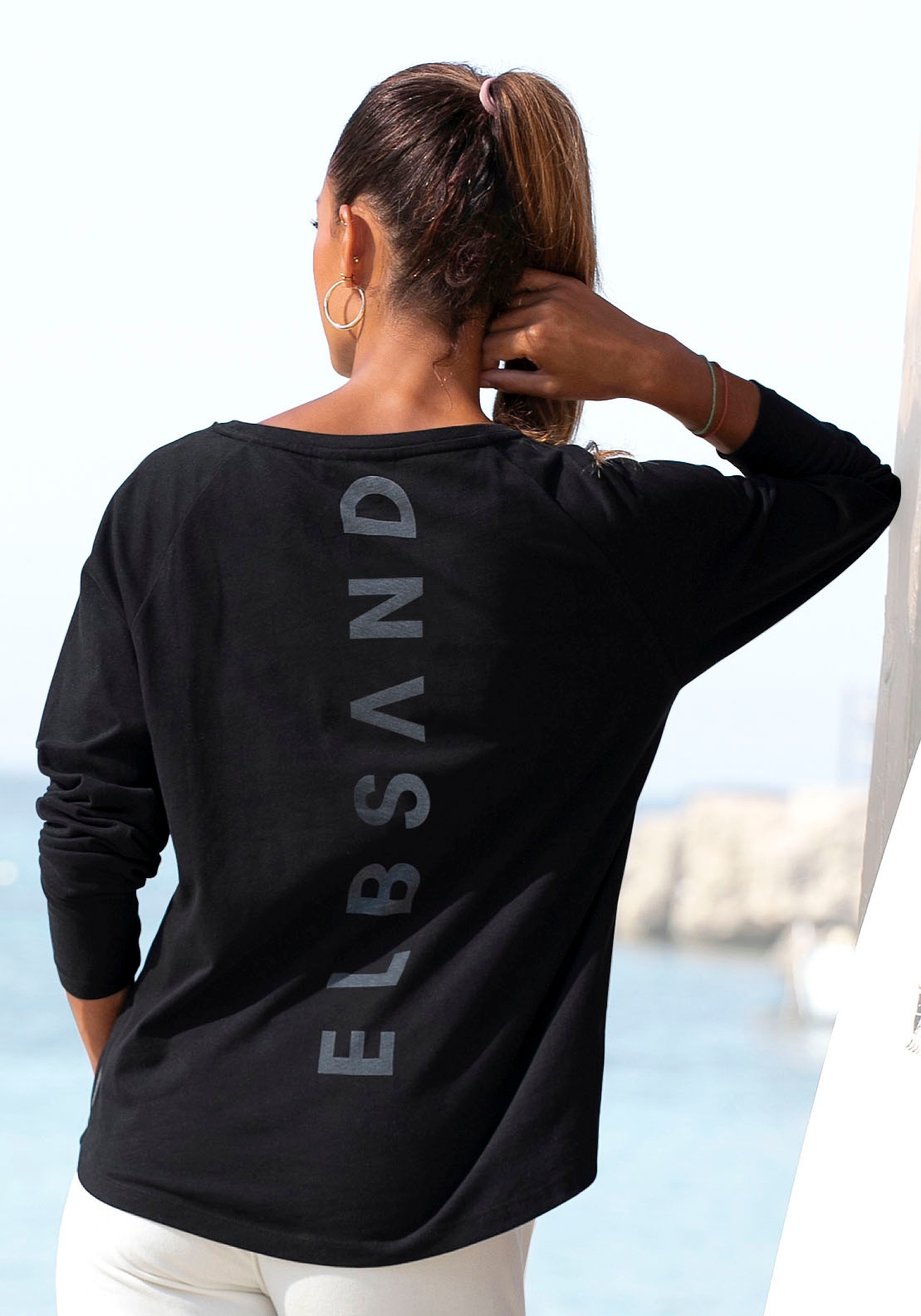 Image of Elbsand Longsleeve »Tinnia«, mit Logodruck hinten bei Ackermann Versand Schweiz