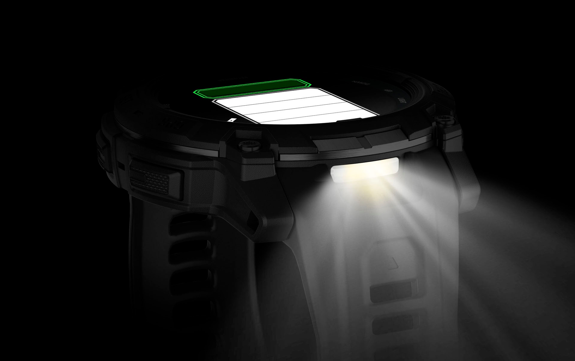 Garmin Smartwatch »Instinct 3 AMOLED 50 mm Tactical Edition«(/ 1,3 ″) Garmin