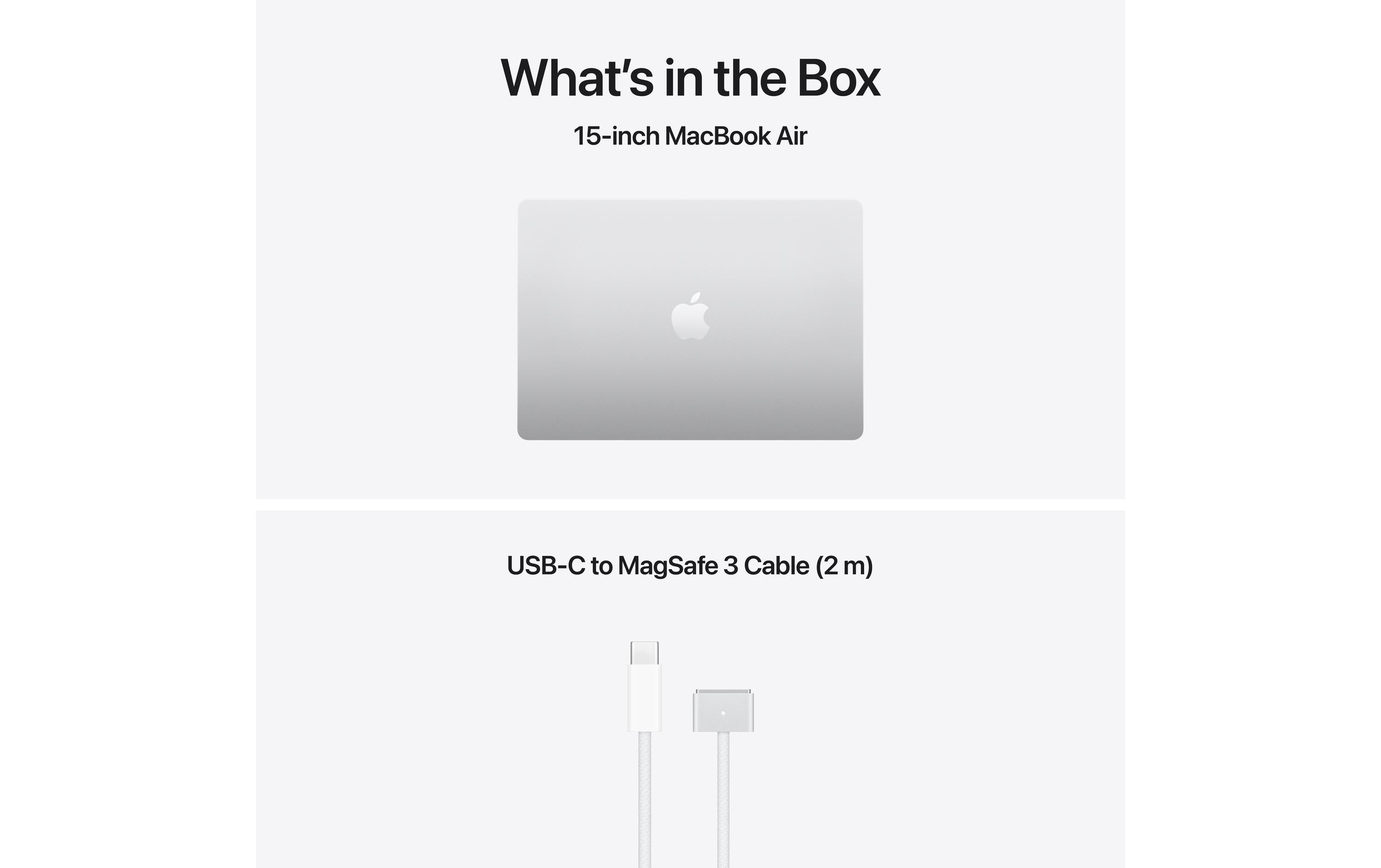 Apple Ordinateur portable »MacBook Air 15 2026 M5 10C GPU« 38,862 cm / 15,3 ″ Apple M5 512 Go SSD Integrierte NPU (Neural Processing Unit)