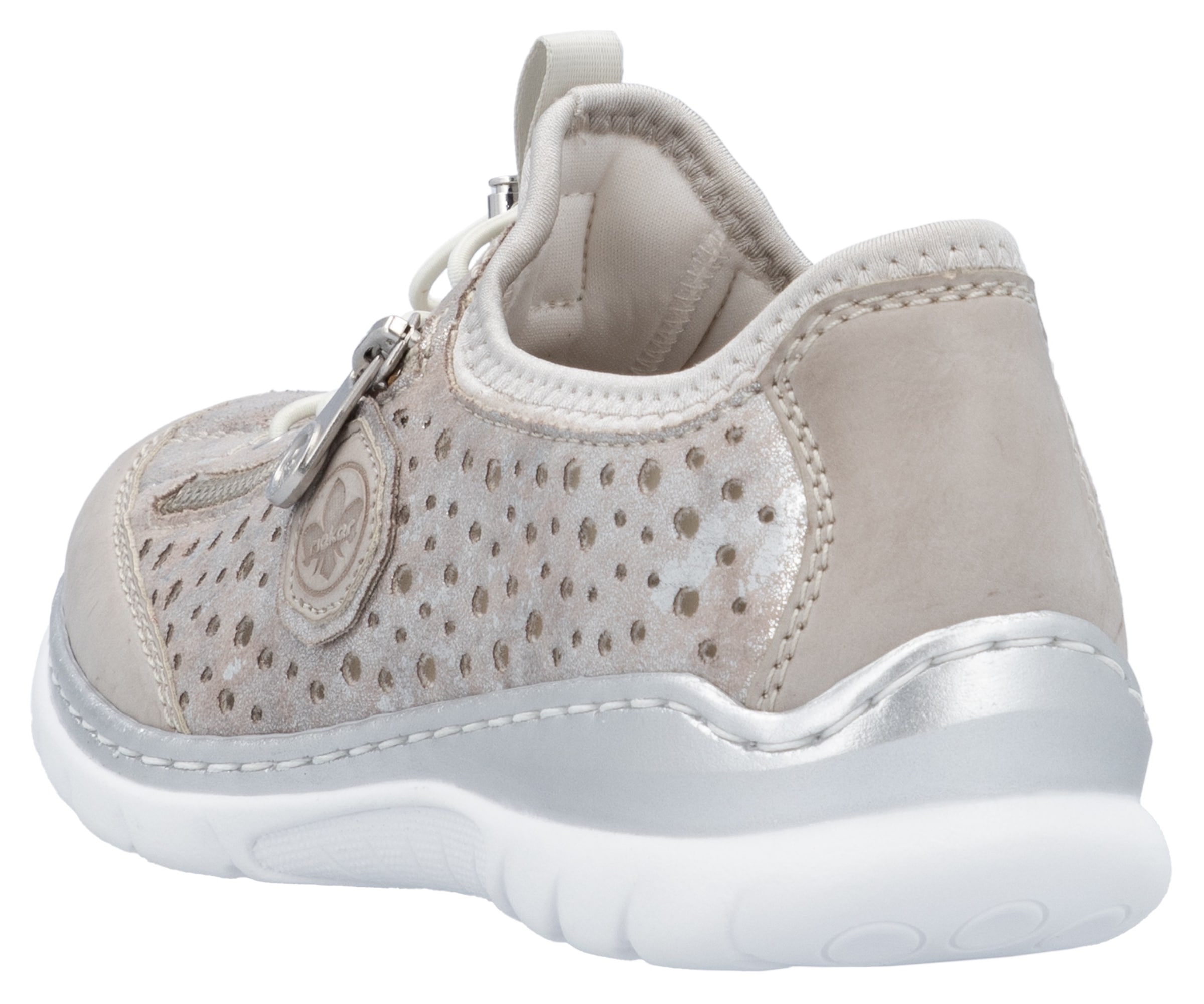 Rieker Slip-On Sneaker  , Schlupfschuh, Freizeitschuh, Halbschuh mit Schnellverschluss
