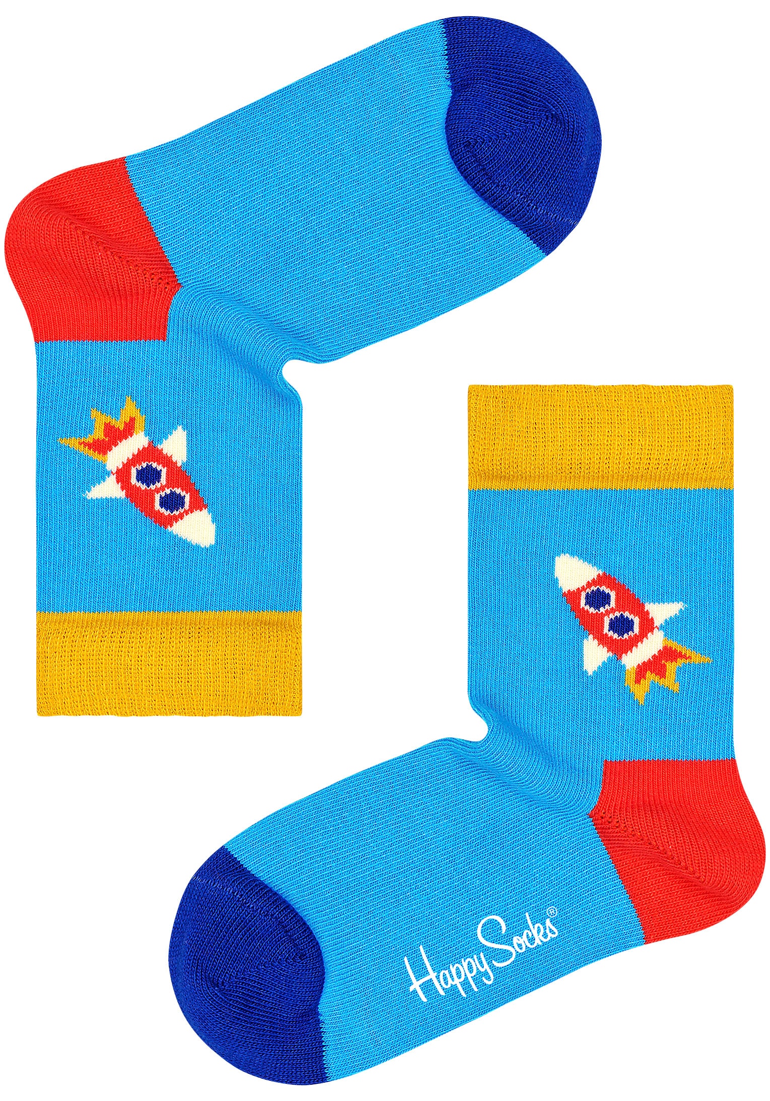 Happy Socks Langsocken 3er Pack,  mit verspielten Roboter-Motiven