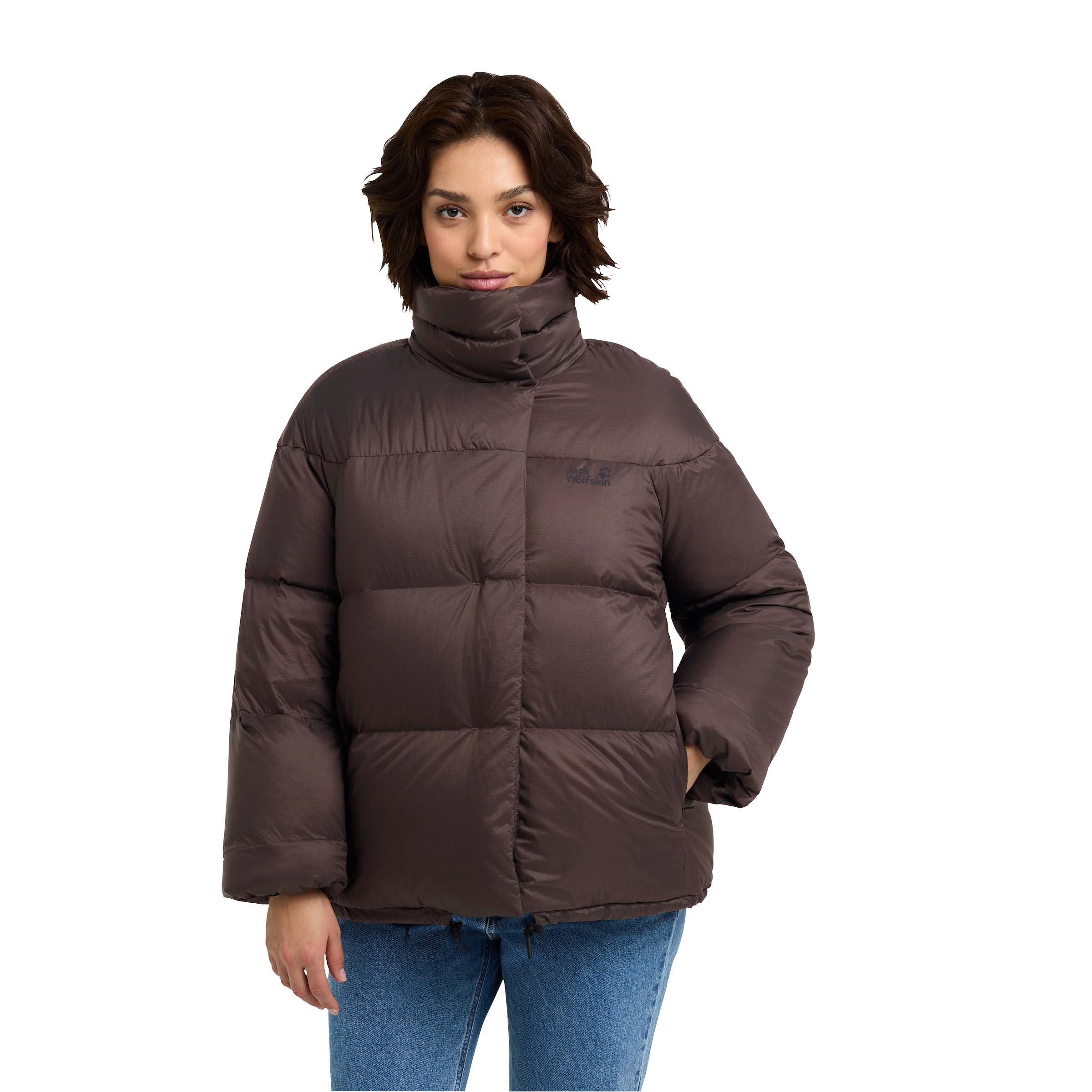 Image of Jack Wolfskin Daunenjacke "ICY HILL JKT W RDS" mit Entendaunen-Isolierung, Dropped-Shoulder-Schnitt