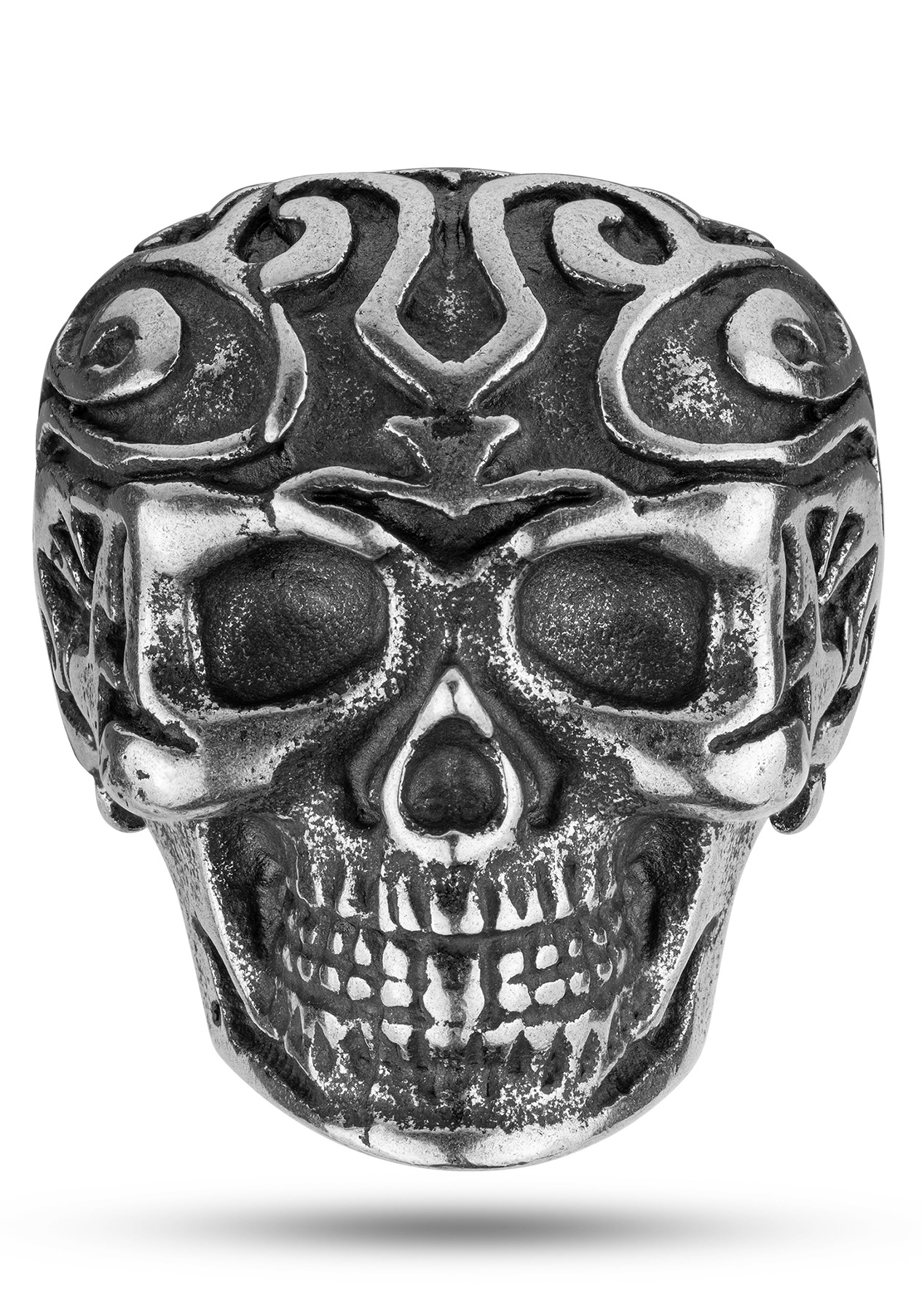 Image of Police Fingerring »TRIBAL EDGE, Totenkopf, PEAGF2120201,20202,20203« bei Ackermann Versand Schweiz