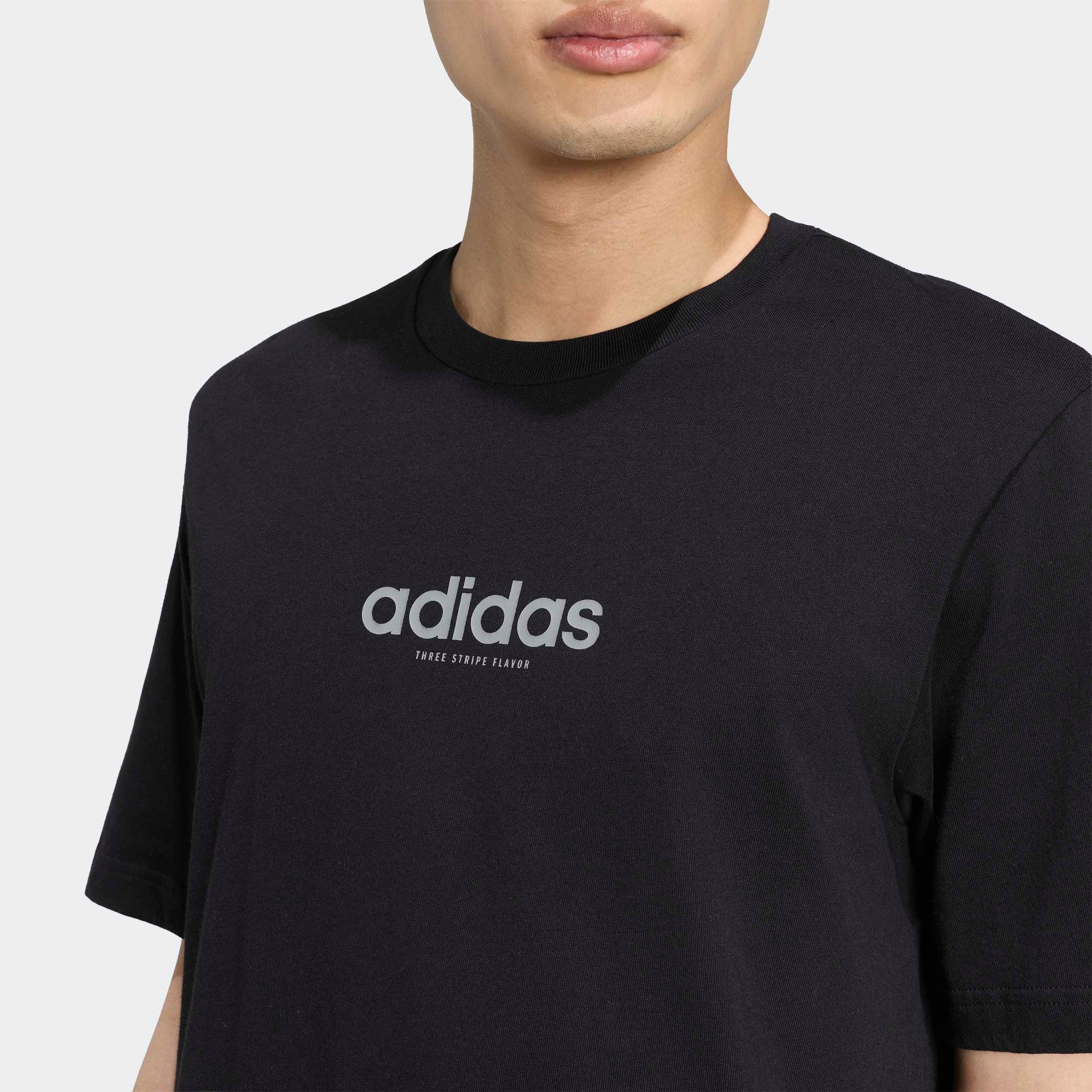 adidas Sportswear T-shirt »M BURGER T« style sportif, sans fermeture, en coton, longueur normale