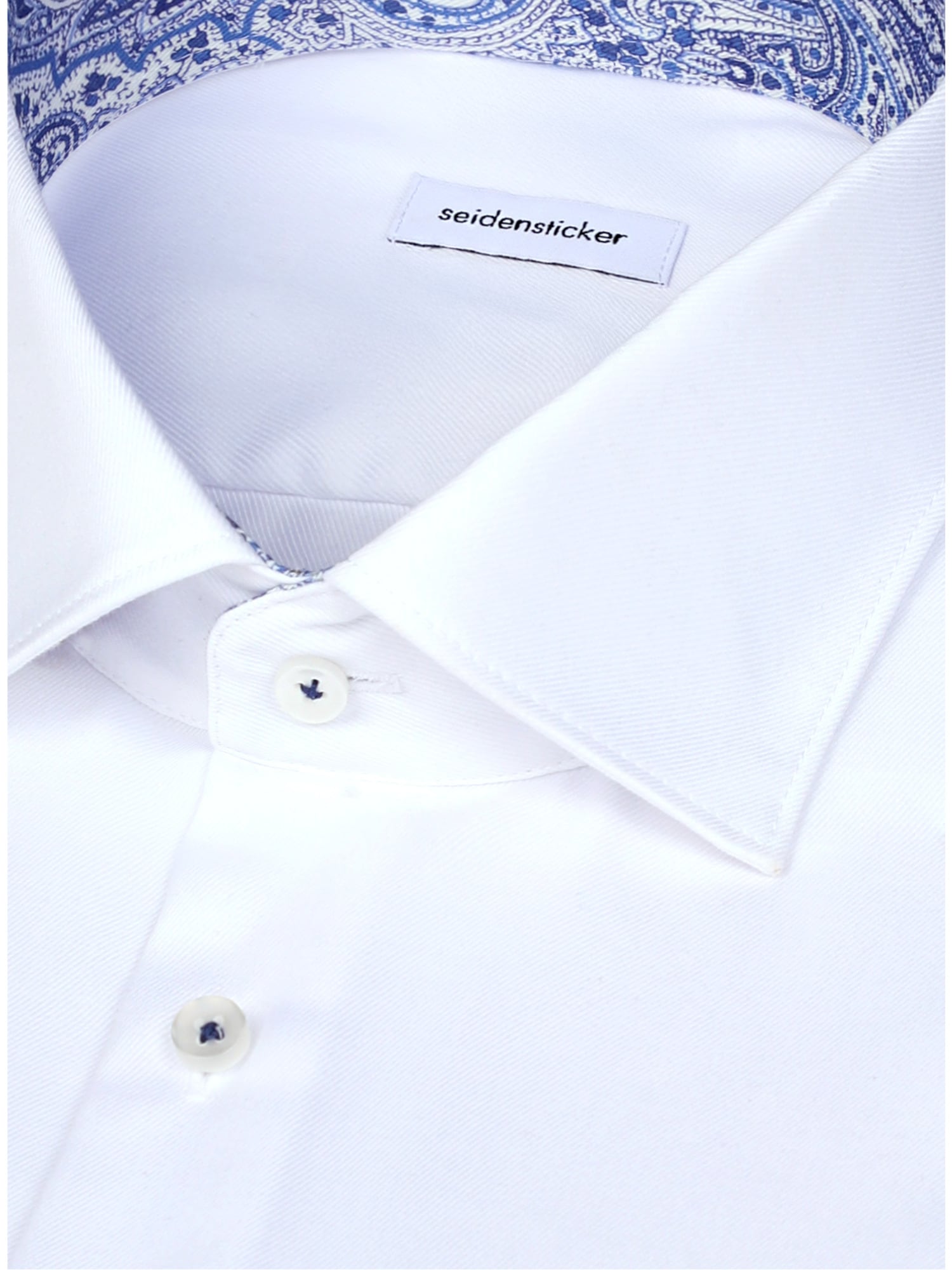 seidensticker Chemise d'affaires »Schwarze Rose« Slim 1/1 Kentkragen Uni