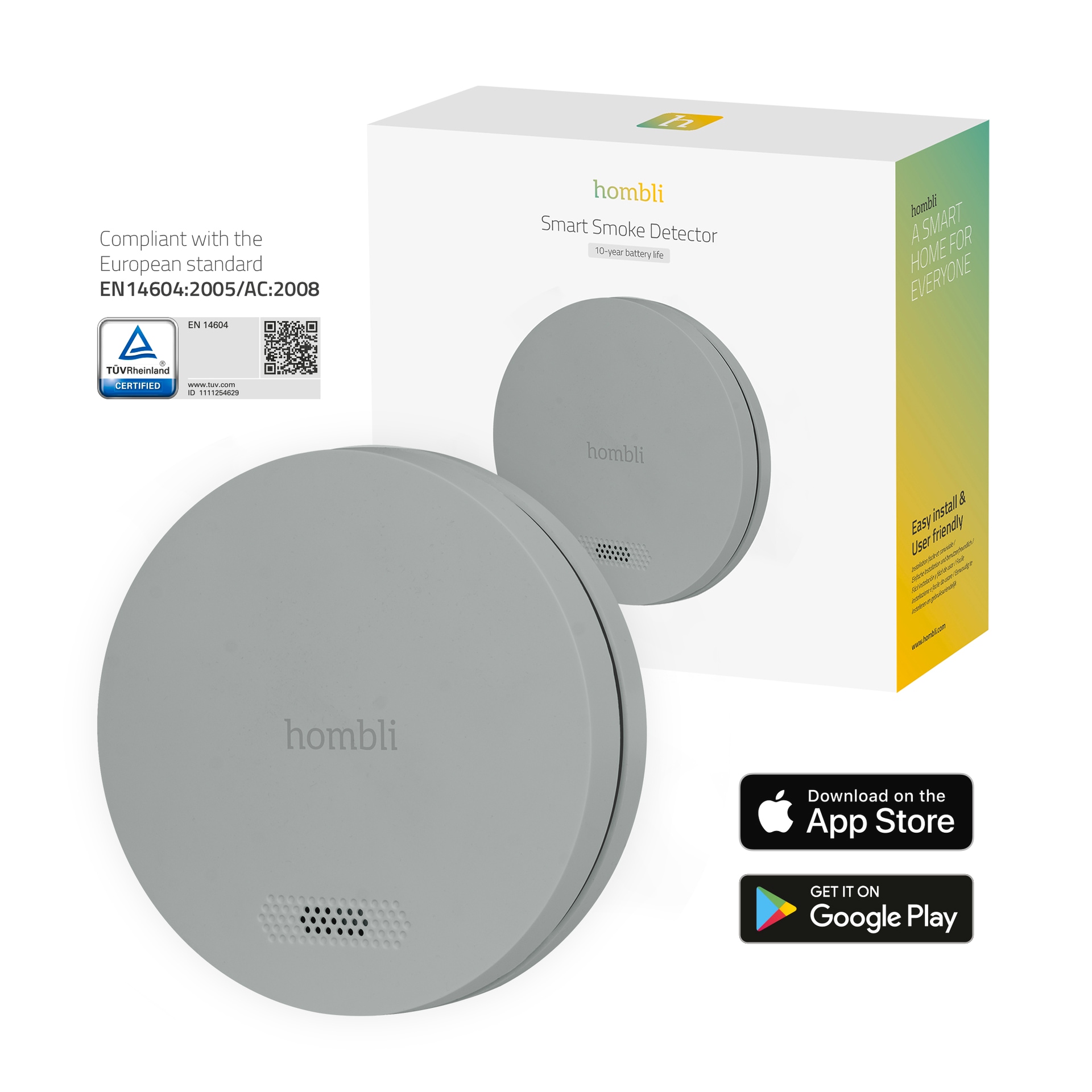Hombli Sensor »smarter Rauchmelder«
