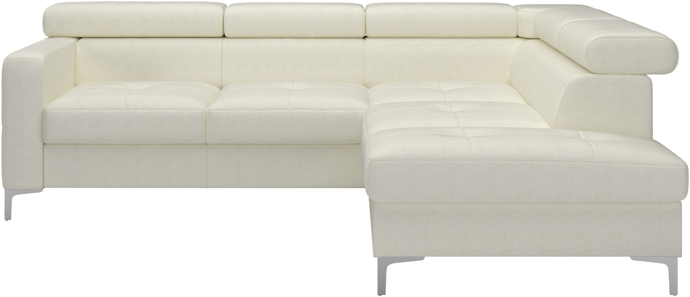 COTTA Ecksofa »Sammy L-Form«, mit Kopfteilverstellung, wahlweise mit Bettfunktion & Bettkasten