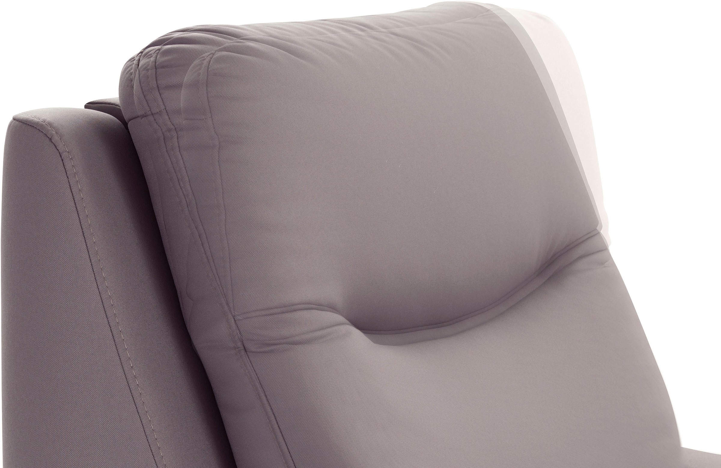 sit&more Fauteuil »Boccaccio« inklusive Federkern und Kopfteilverstellung,