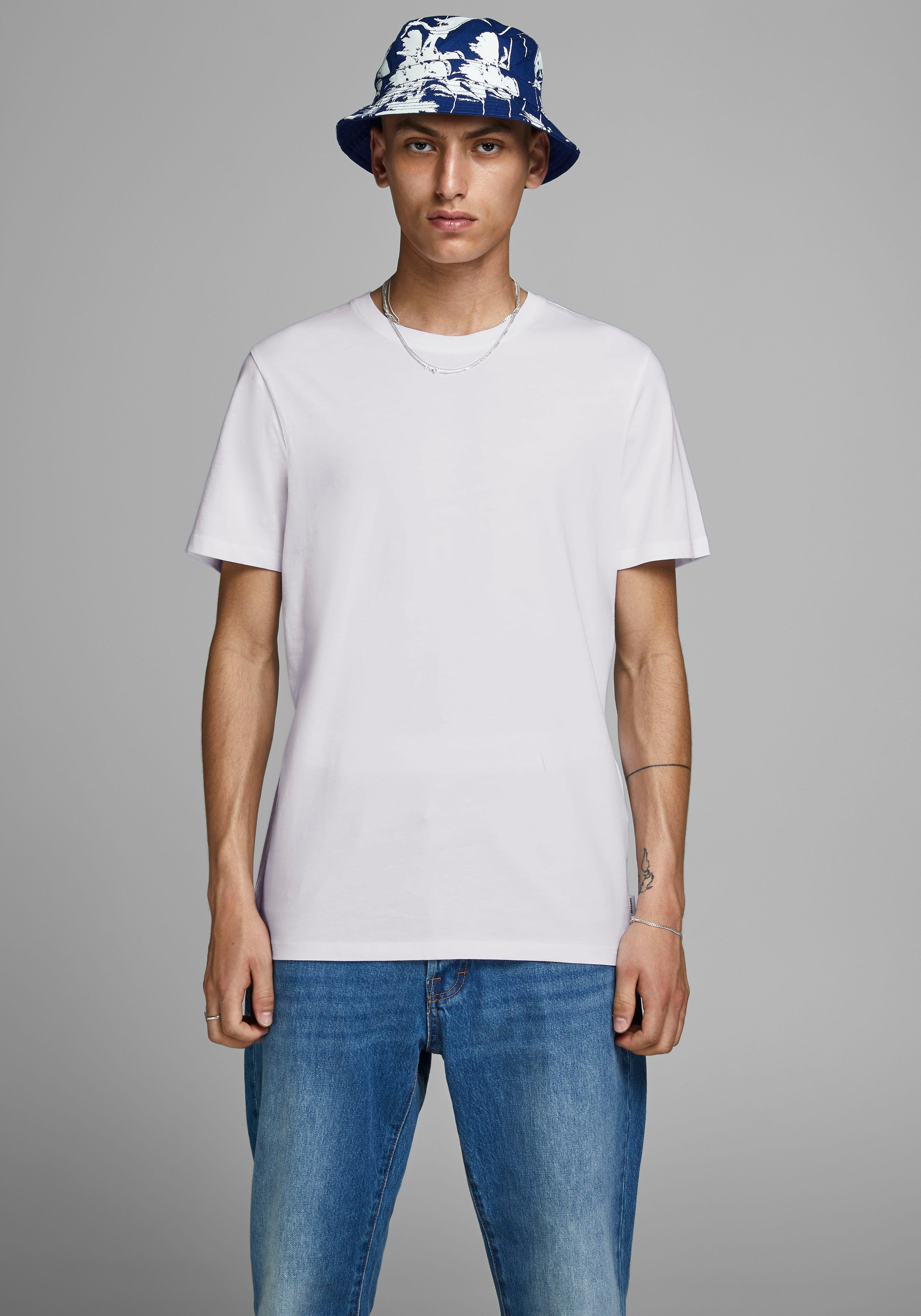 Jack & Jones Shirt à col rond »JJEORGANIC BASIC TEE SS O-NECK NOOS«