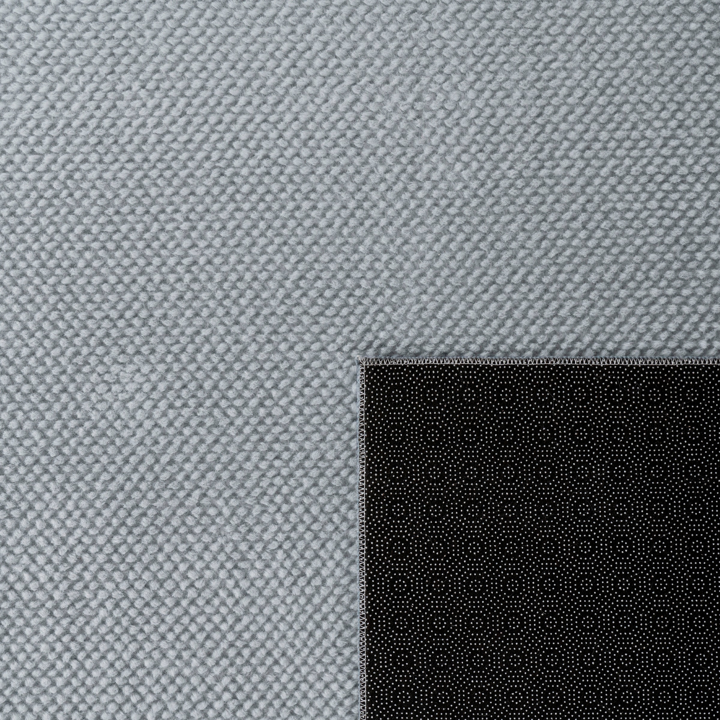 Teppich »Ciney«, rechteckig, 16 mm Höhe, Kurzflor, Hoch-Tief Effekt, Uni Farben, Scandi Design, besonders weich
