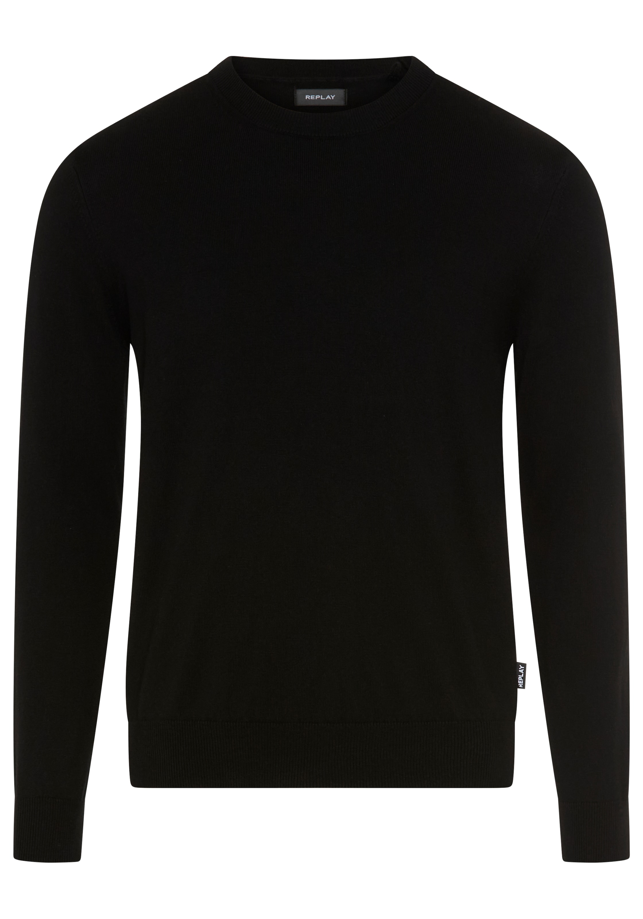 Replay Pull en tricot avec une part de cachemire, col rond