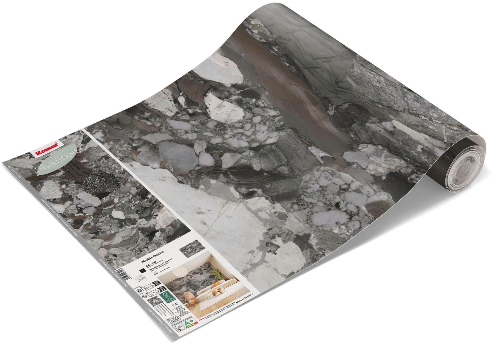 Komar Fototapete »Vlies Fototapete - Marble Master - Grösse 350 x 250 cm« Motiv | bedruckt glatt