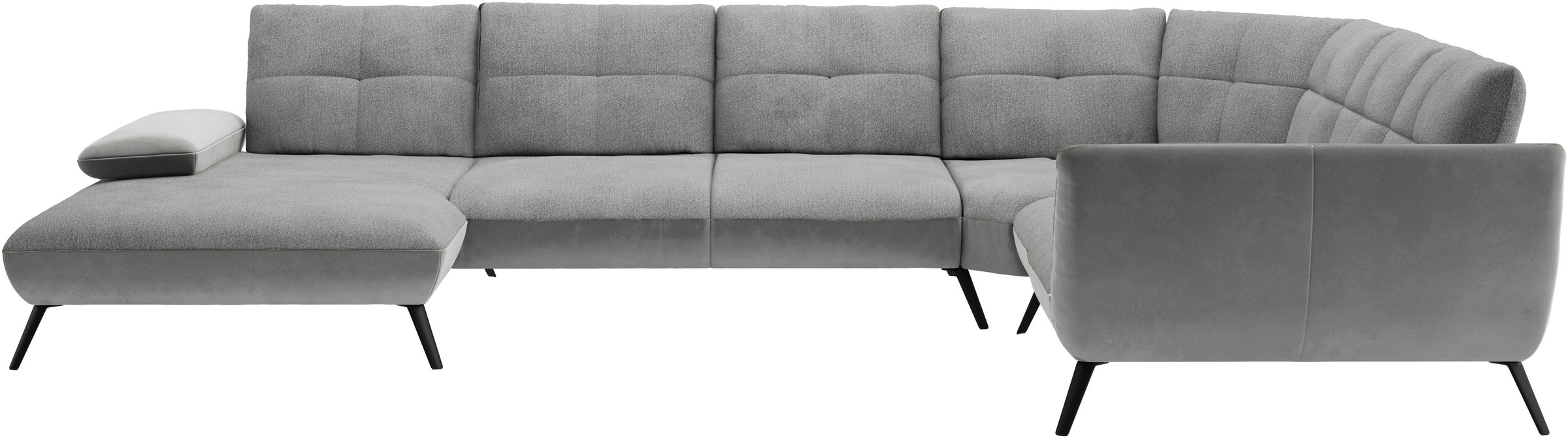 Places of Style Wohnlandschaft »Mikado U-Form«, inkl. Sitztiefenverstellung und Armteilverstellung