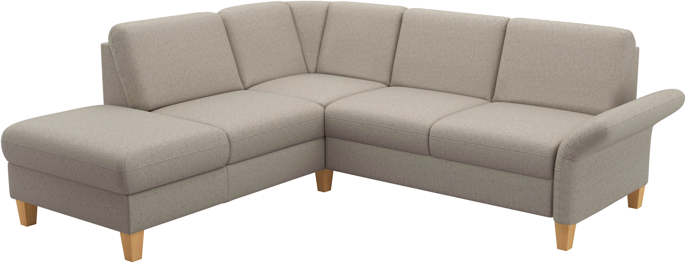 Home affaire Ecksofa »Rochelle, L-Form«, wahlweise mit Armteilverstellung, Bettfunktion und Bettkasten