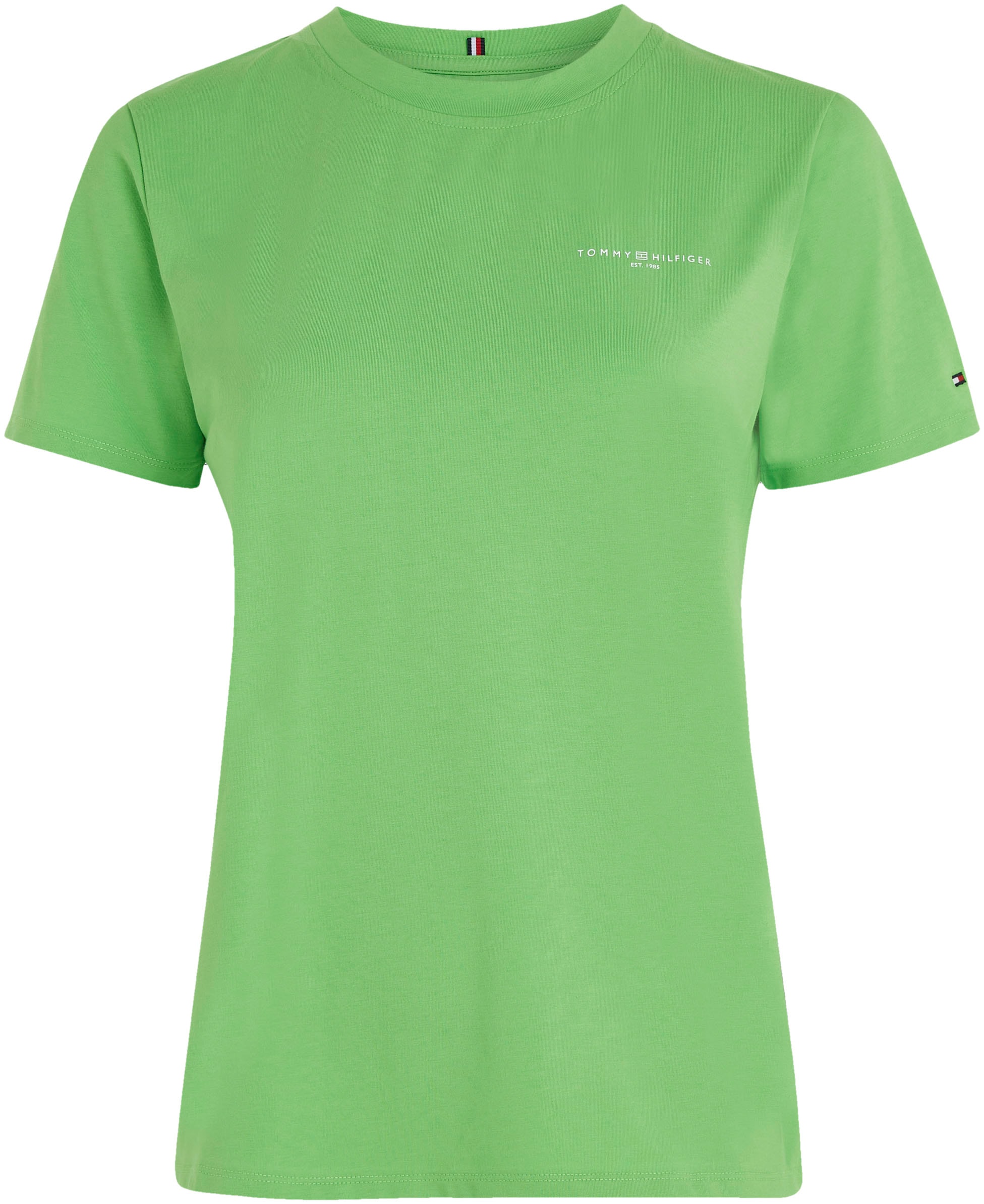 ♕ Tommy Hilfiger T-Shirt REG C-NK CORP Logoschriftzug »1985 SS«, kaufen mit versandkostenfrei MINI LOGO
