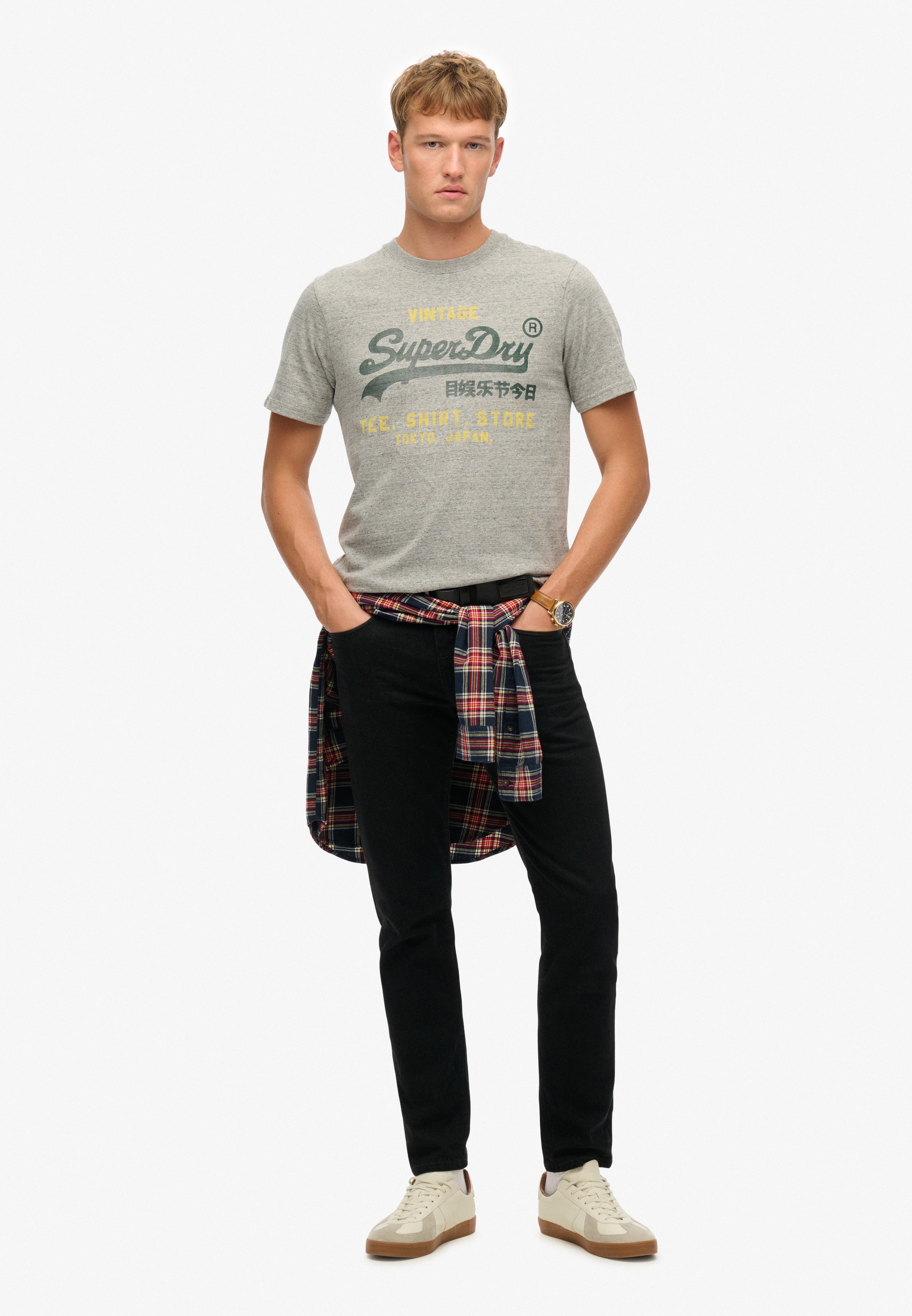 Superdry Shirt à col rond »VL CLASSIC RELAXED TEE«