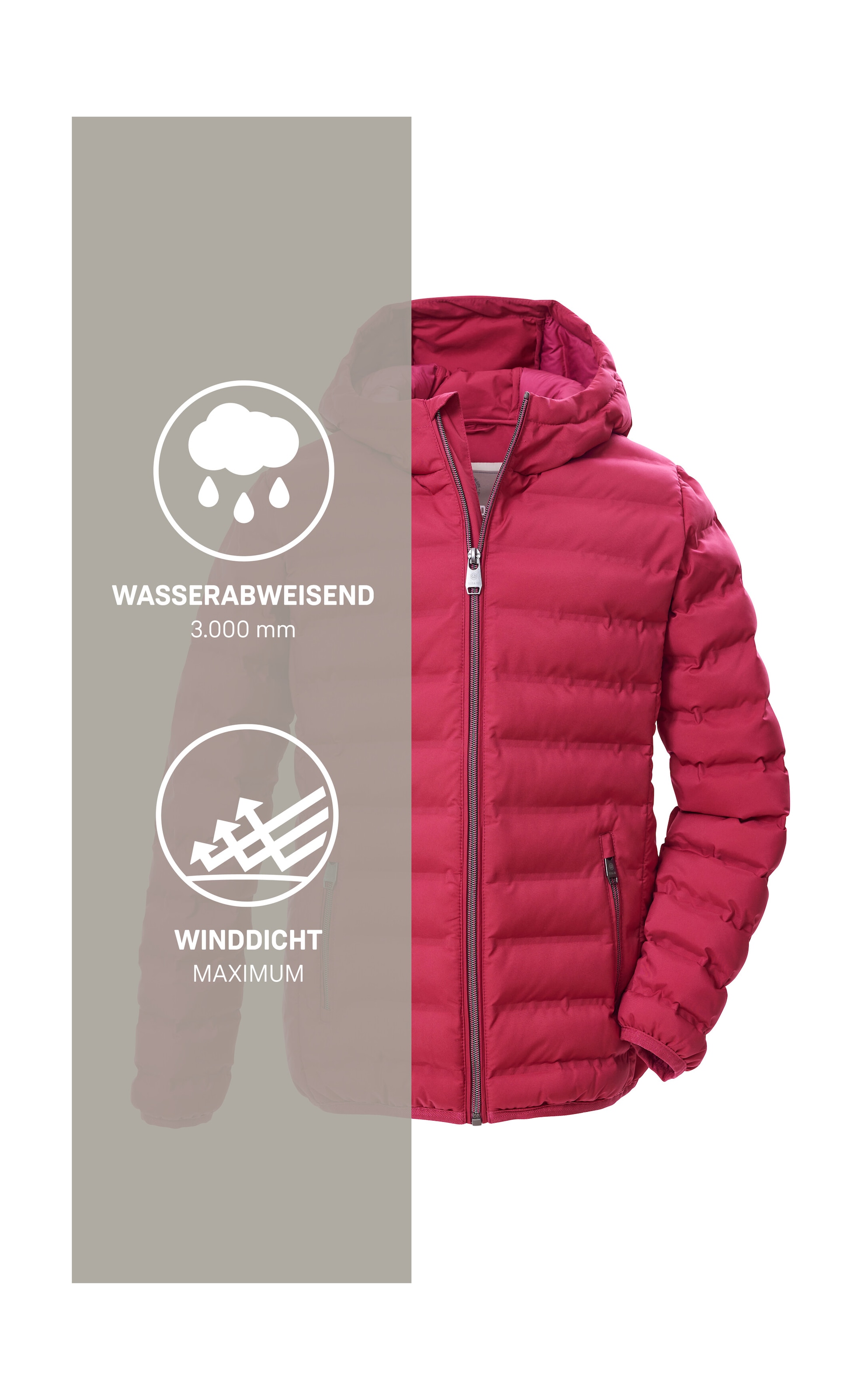 G.I.G.A. DX by killtec Veste matelassée »Mädchen Steppjacke OOGW 2« Leichte. winddichte Mädchen Steppjacke, wasserabweisend