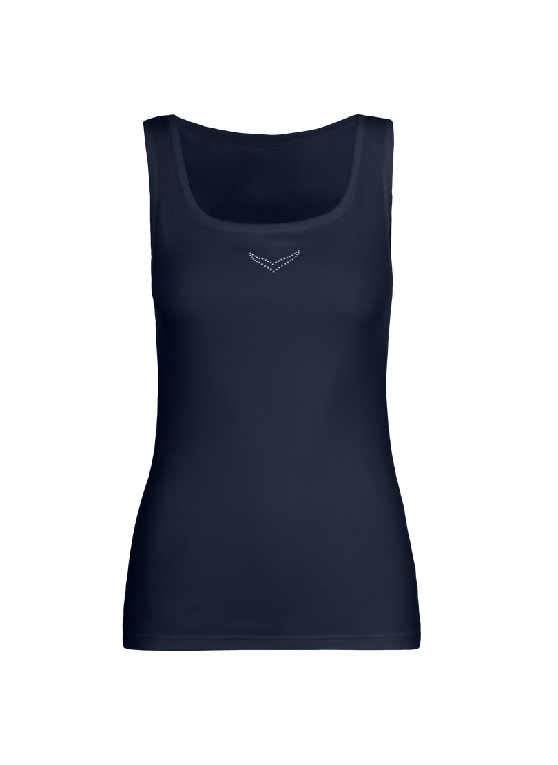 Trigema Tanktop »TRIGEMA Trägershirt mit Kristallsteinen« 1 Stk.