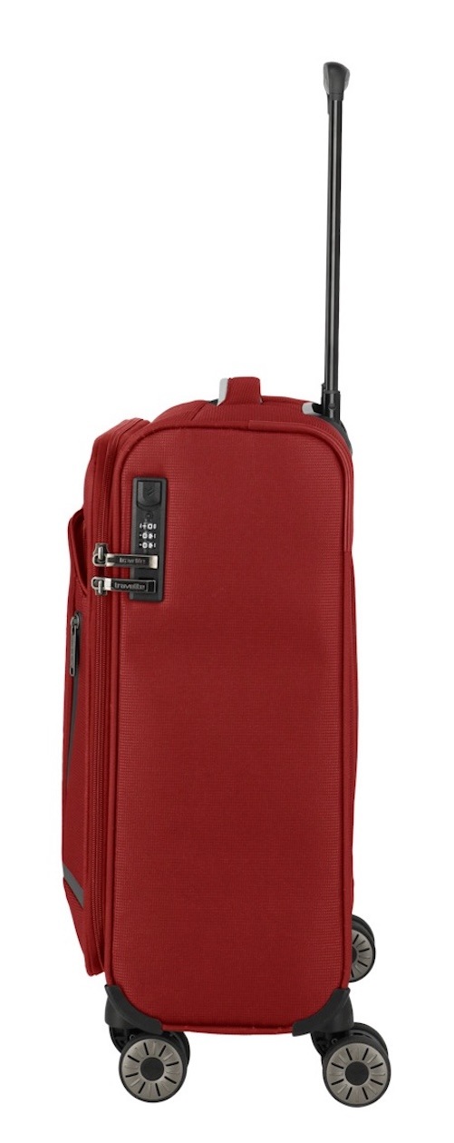 travelite Trolley pour bagages à main »JETPACK Multi Light 4 Cabin, konzipiert für Condor & Ryanair« 37 litre 4 Rollen Valise souple cabine pour la plupart des compagnies aériennes courantes
