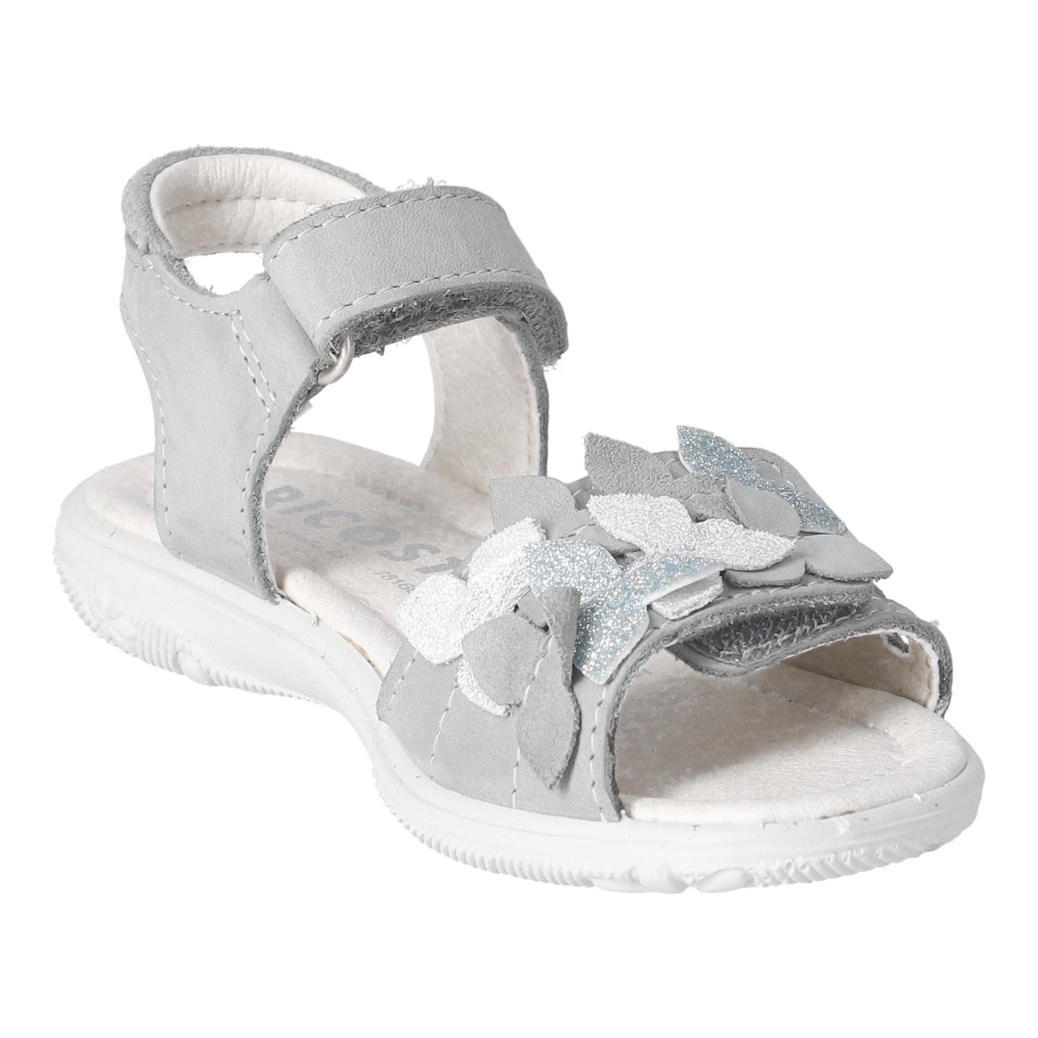 Ricosta Sandale »Mirella«  Chaussure à scratch avec décoration, gabarit de taille à télécharger