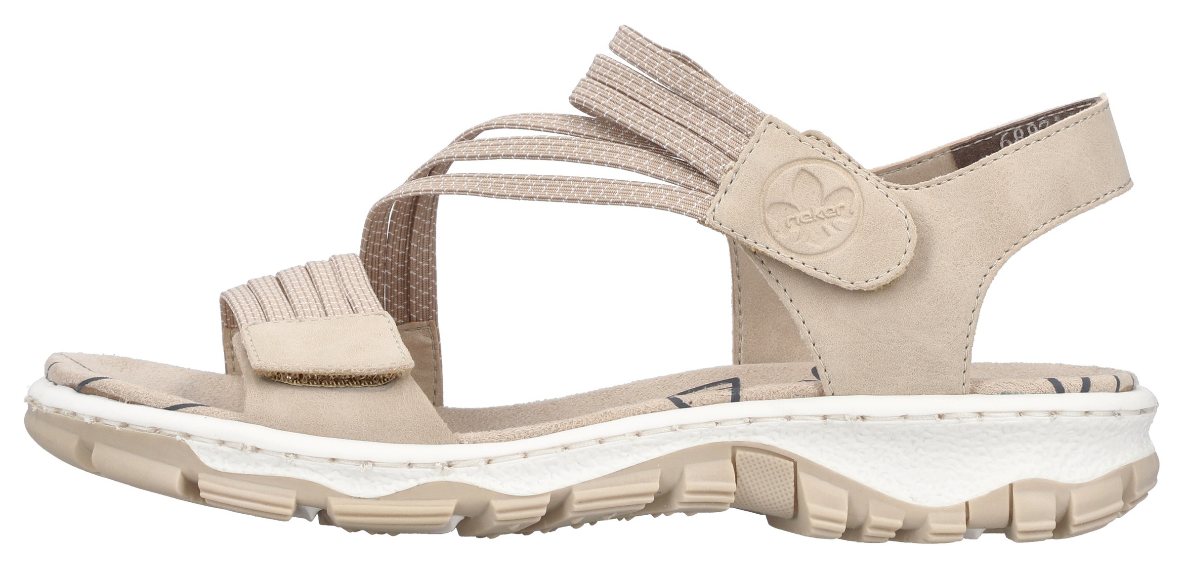 Rieker Sandale à lanières  chaussure d'été, sandalette, chaussure à scratch, style sport