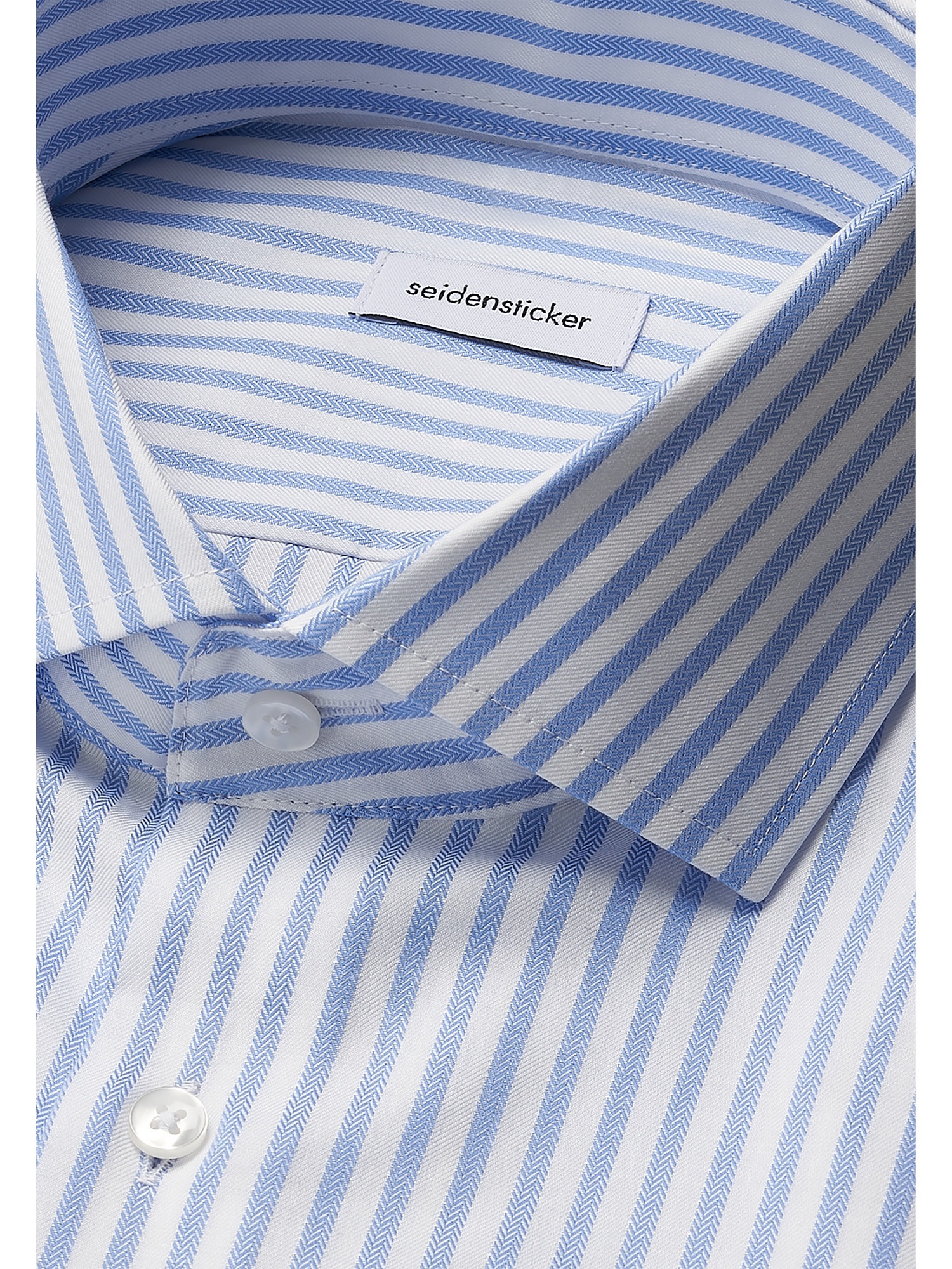 seidensticker Businesshemd »Schwarze Rose« Shaped 1/1 Kentkragen Gestreift