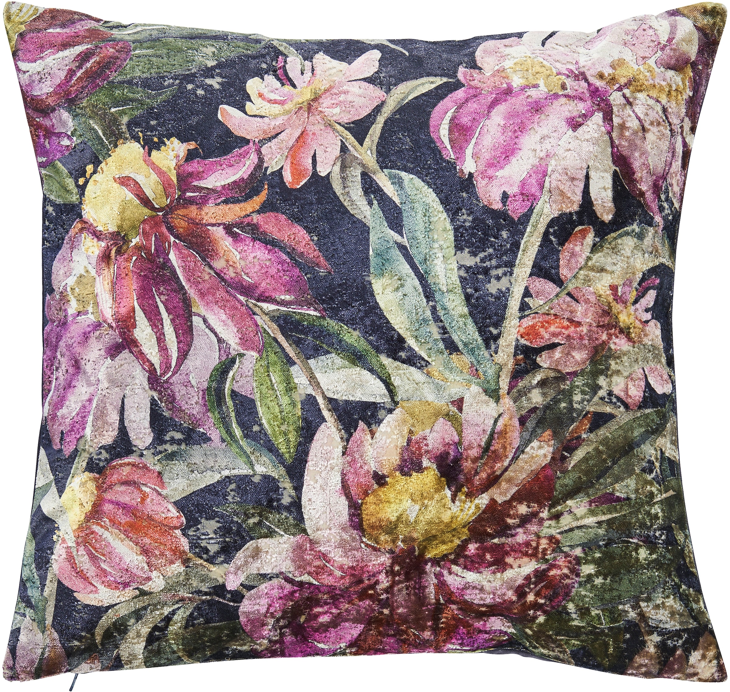 Image of done. Dekokissen "Peonies" Vorderseite im Vintage-Look