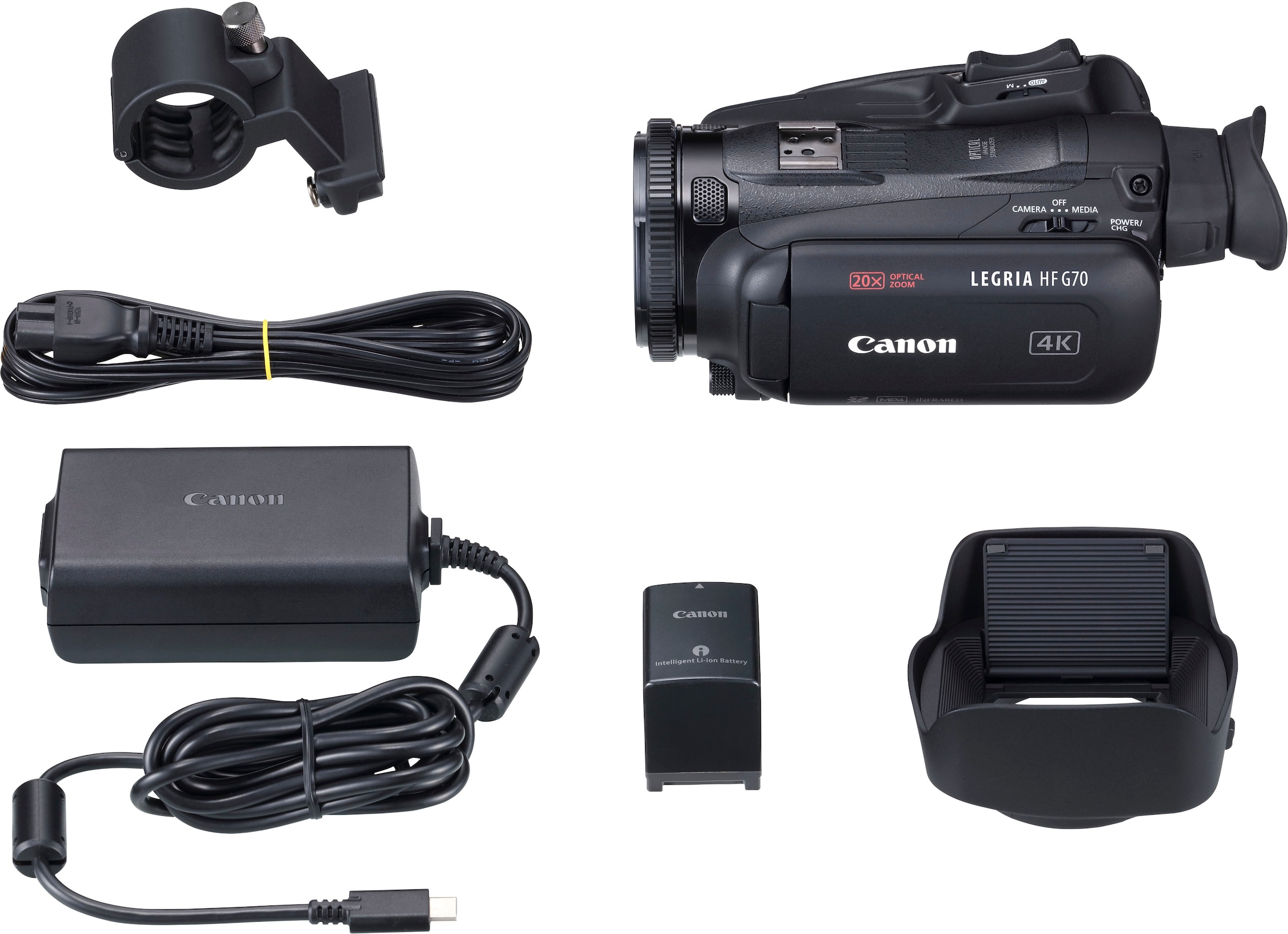 Canon Camcorder »LEGRIA HF G70« 4K Ultra HD 20 fachx opt. Zoom