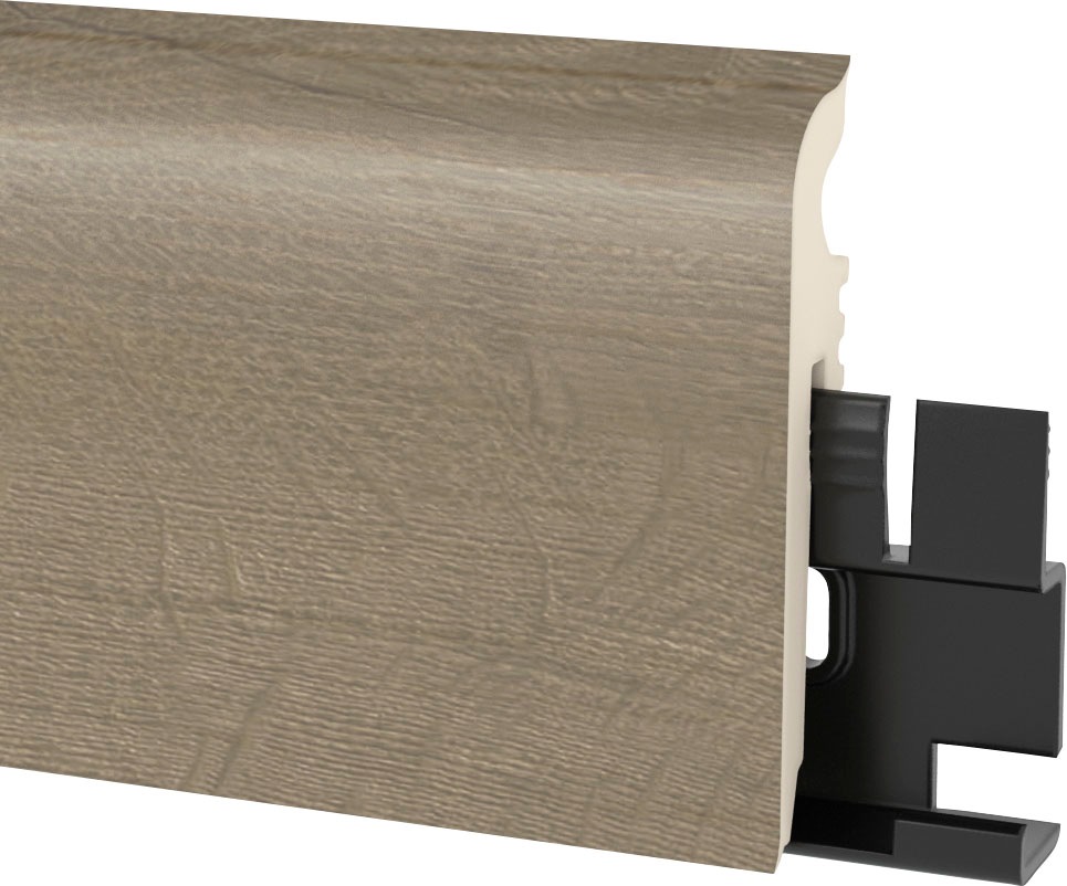 Image of Arbiton Sockelleiste »VIGO 60 Cornwall«, (Set, 2 St., 2 Stück á 2,20m), Eiche, Hochwertige Designleiste für Vinyl bei Ackermann Versand Schweiz