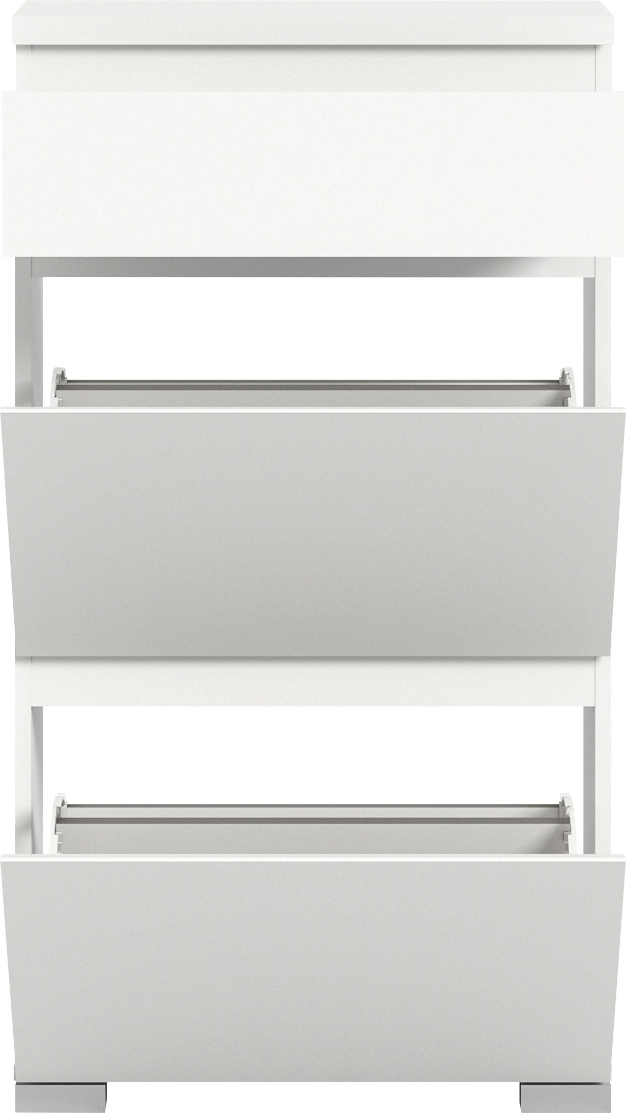INOSIGN Schuhschrank »Skoskap, Tiefe 27cm, 2 Klappen, 1 Schubkasten, Platz für 6 Schuhpaare«, Schuhkipper, Schuhkommode, Schuhregal, Kommode, Anrichte