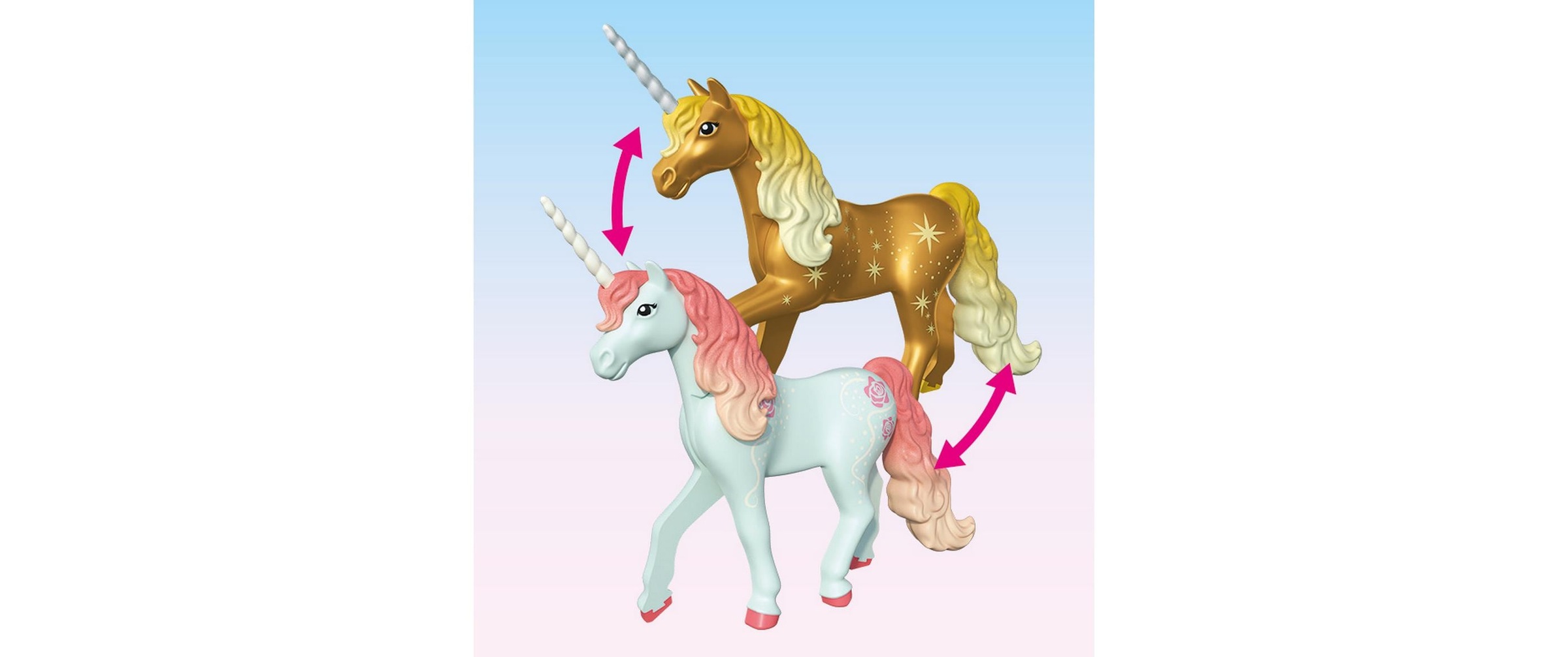 Playmobil® Jeu de construction »Sammeleinhorn, Himmelsrose mit Fee (71841), Princess Magic«
