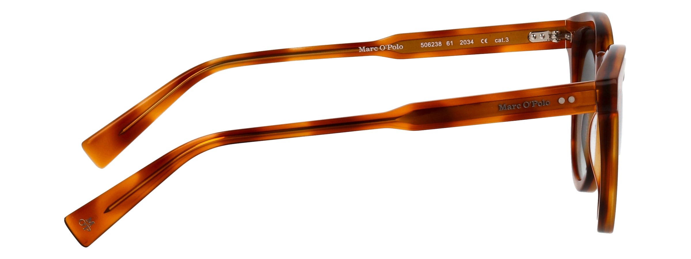 Marc O'Polo Sonnenbrille »Modell 506238« Form Panto, Logoschriftzug auf Bügel, Kunststofffassung