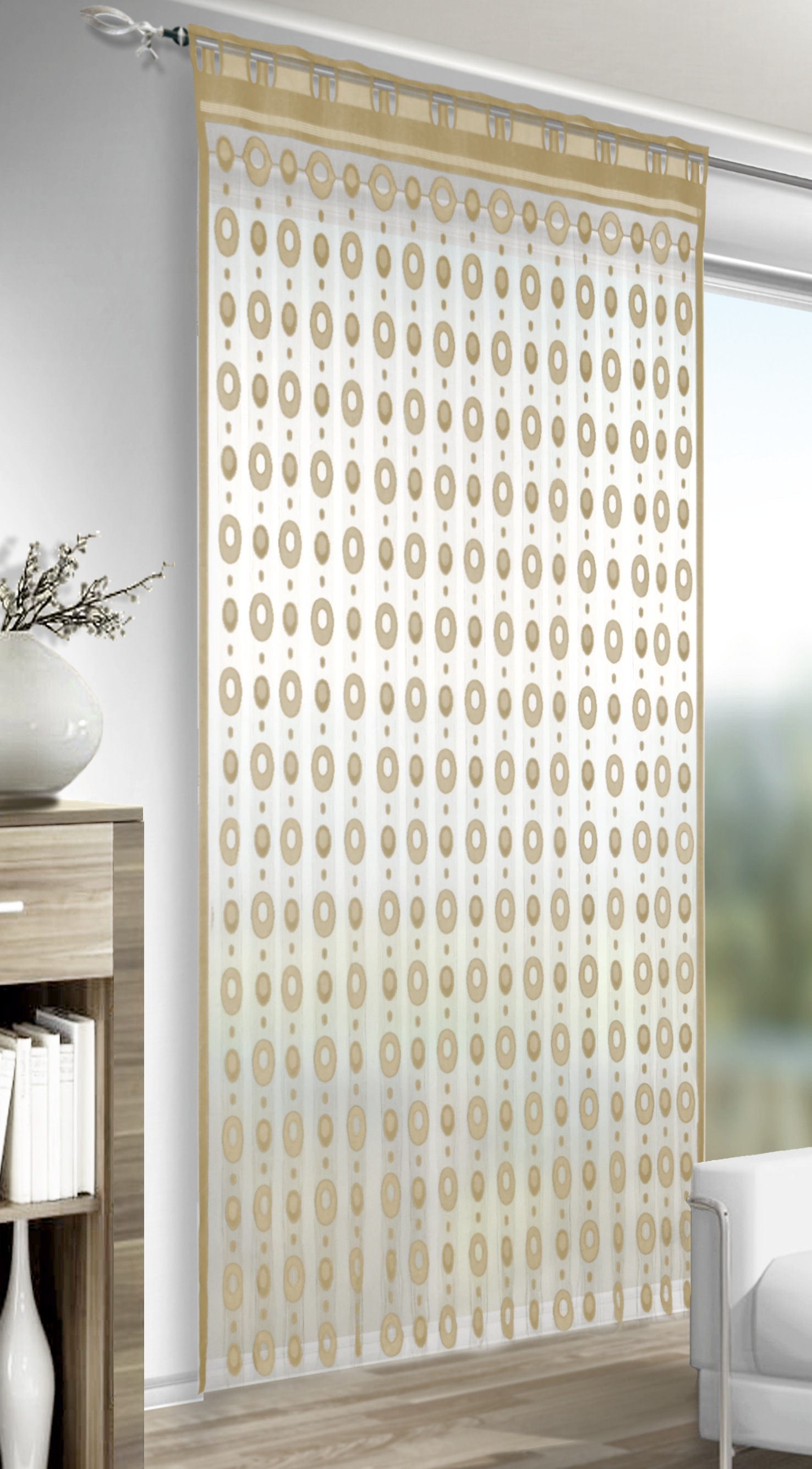 Image of WILLKOMMEN ZUHAUSE by ALBANI GROUP Fadenvorhang »Jano«, (1 St.), Fadenvorhang gemustert bei Ackermann Versand Schweiz