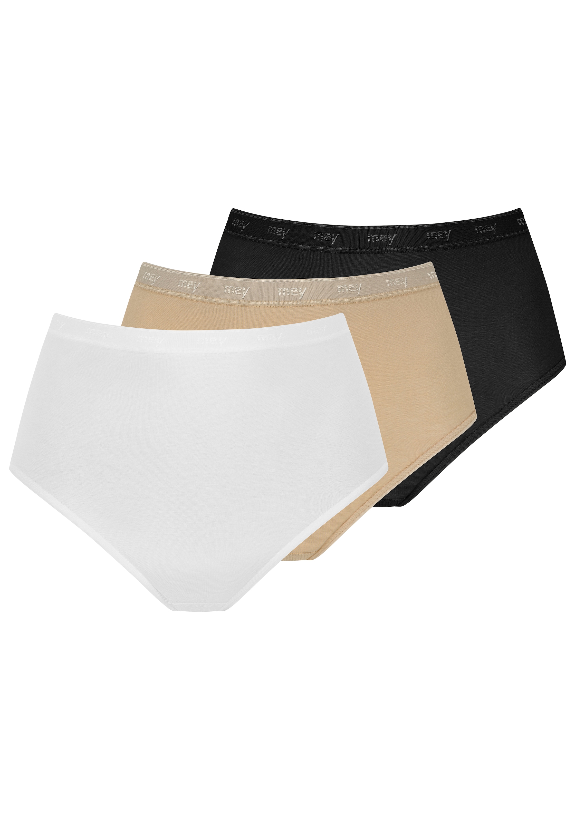 Image of Mey Taillenslip "BEST OF" Packung, 3 Stk. mit hoher Leibhöhe für eine bequeme Passform