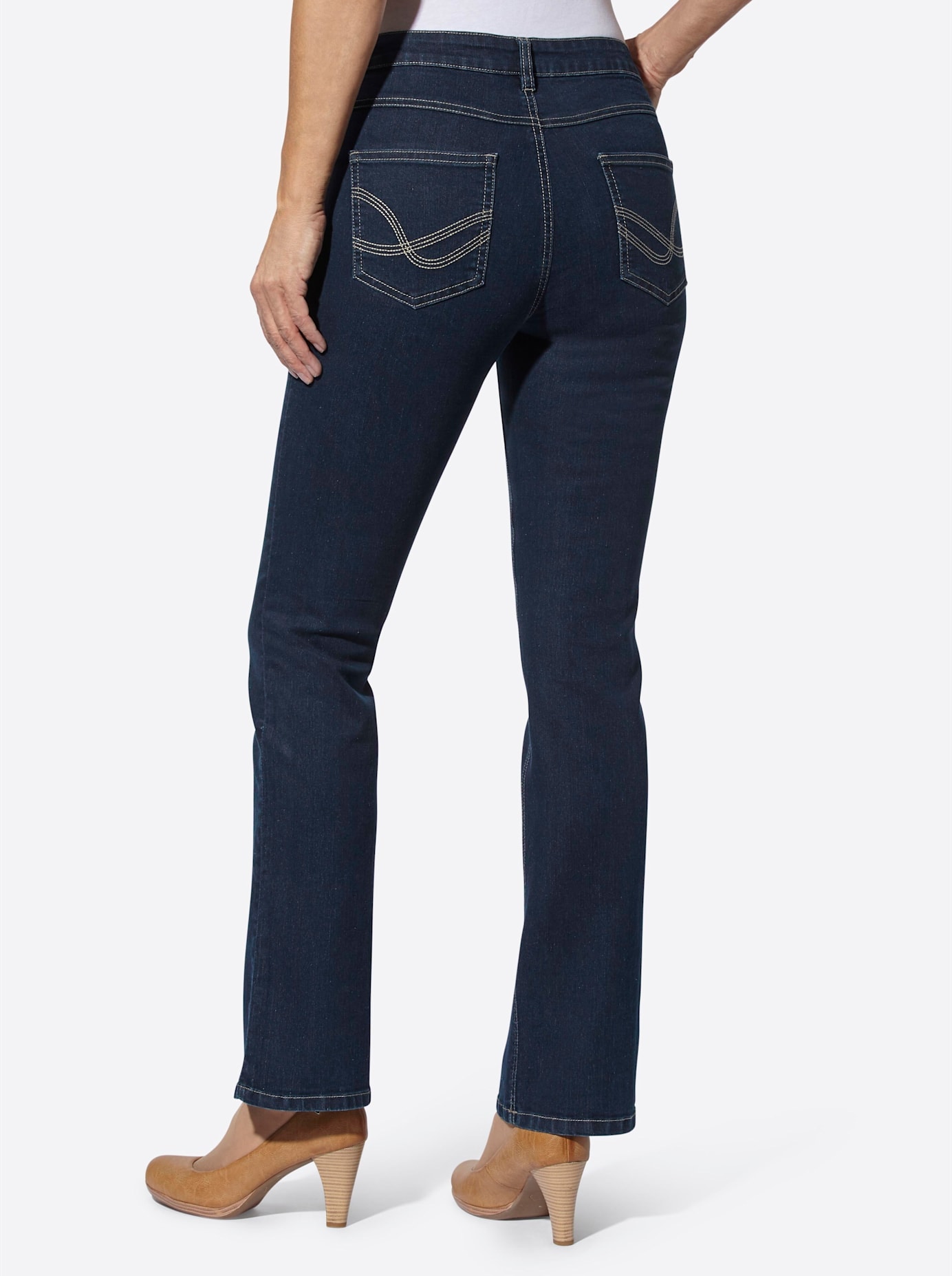 Classic Basics Bootcut-Jeans, (1 tlg.)