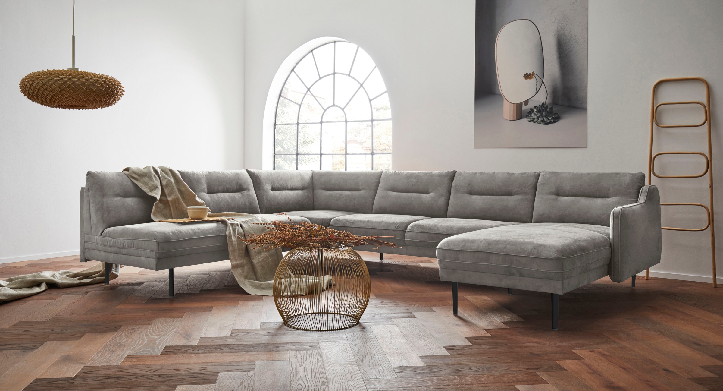 Image of GOODproduct Wohnlandschaft "Nordfyn U-Form" edles Design in 3 Bezugsqualitäten, Design by Morten Georgsen