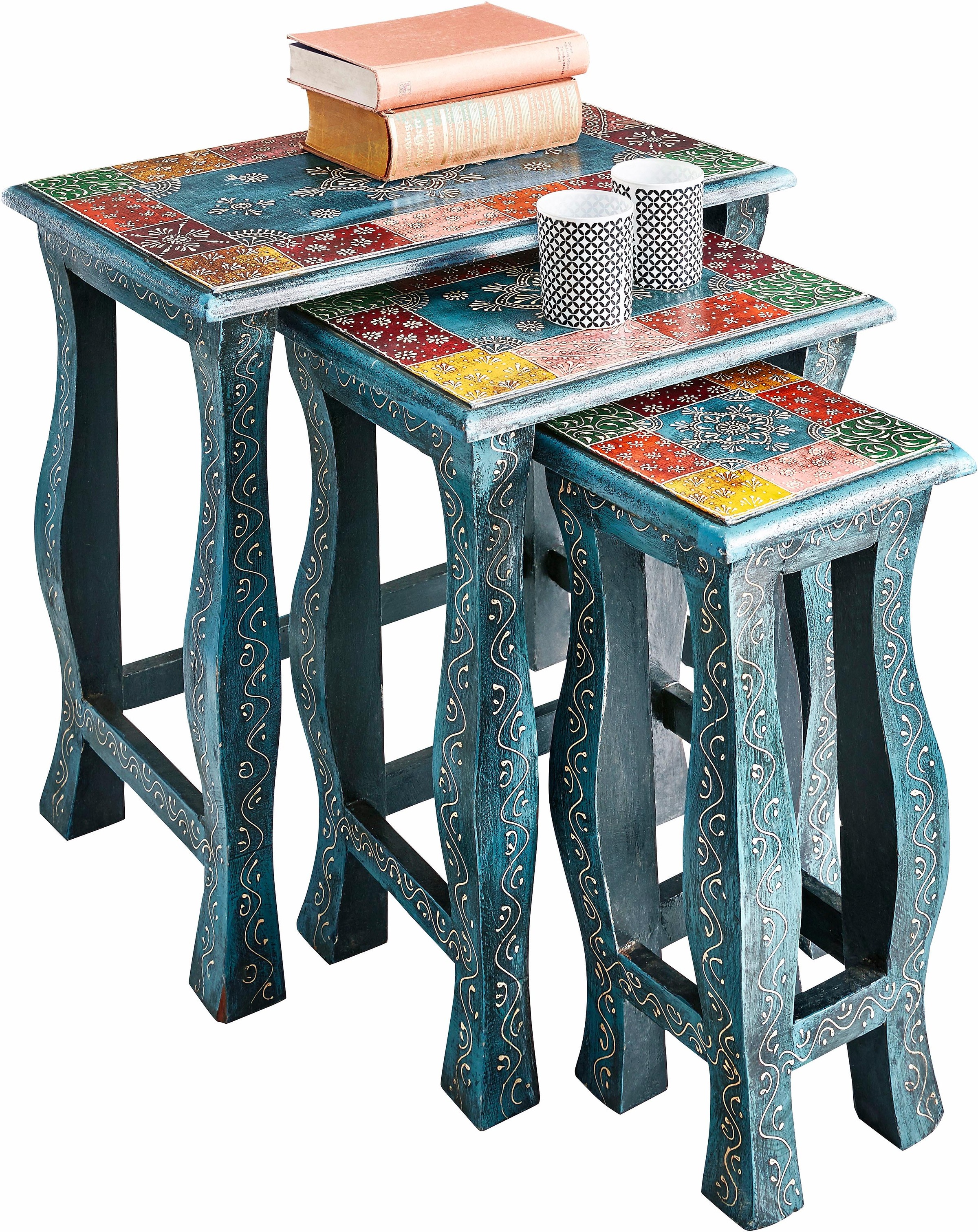 Image of GOODproduct Beistelltisch "Vivek" Set, 3 Stk. tlg.