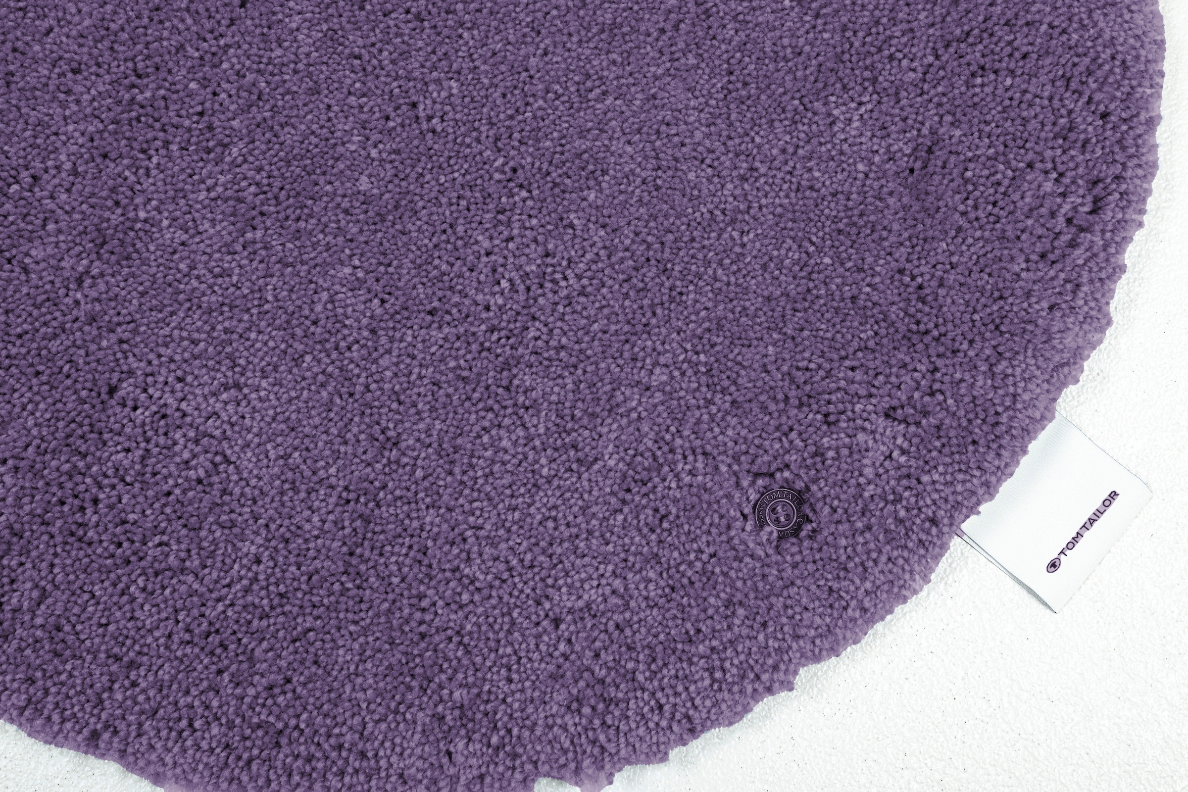 TOM TAILOR HOME Badematte »Cozy Bath UNI«, rutschhemmend beschichtet, fussbodenheizungsgeeignet, Badteppich, Uni Farben, rechteckig, rund und oval erhältlich